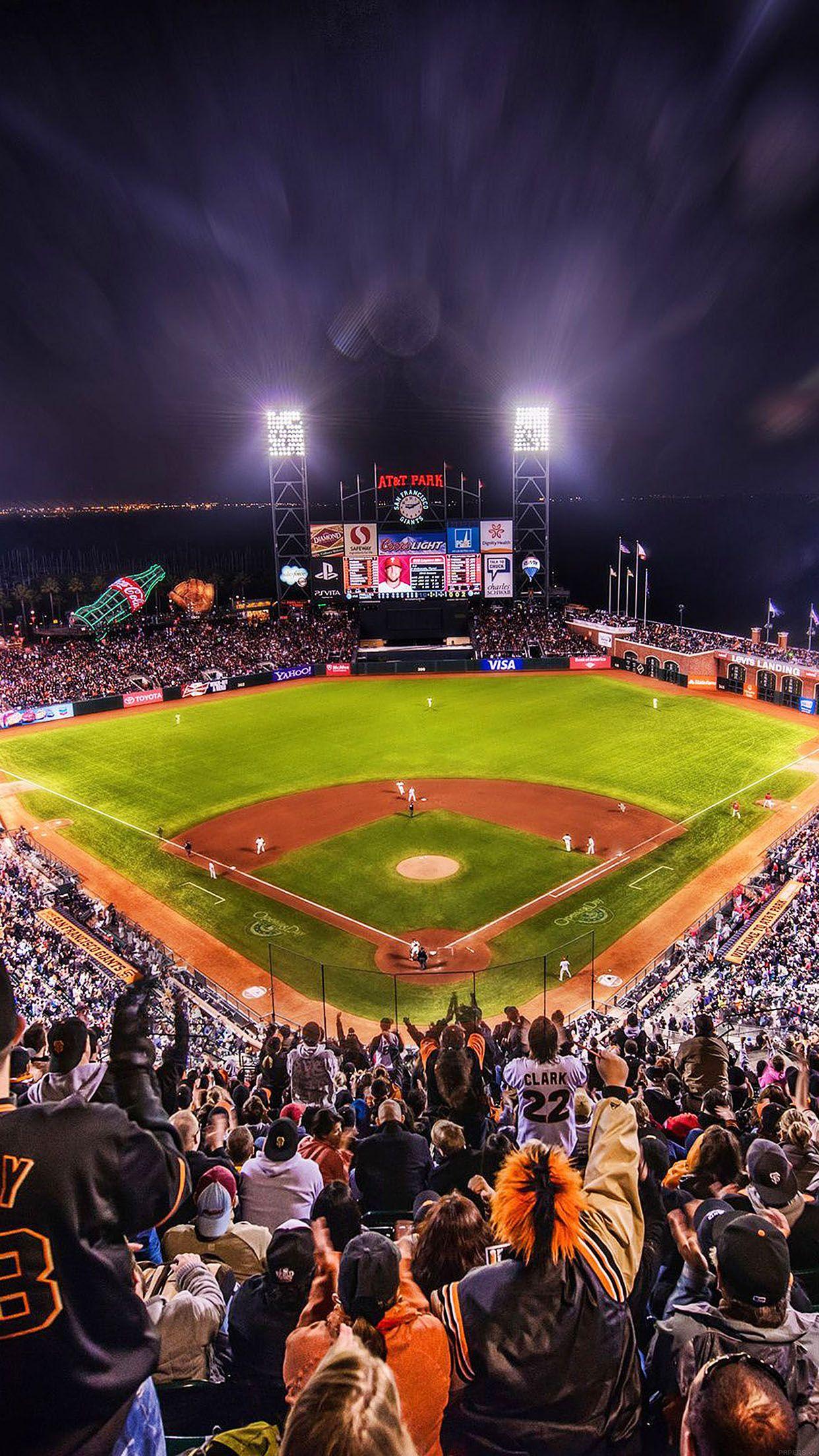 1242x2208 baseball stadium sports art