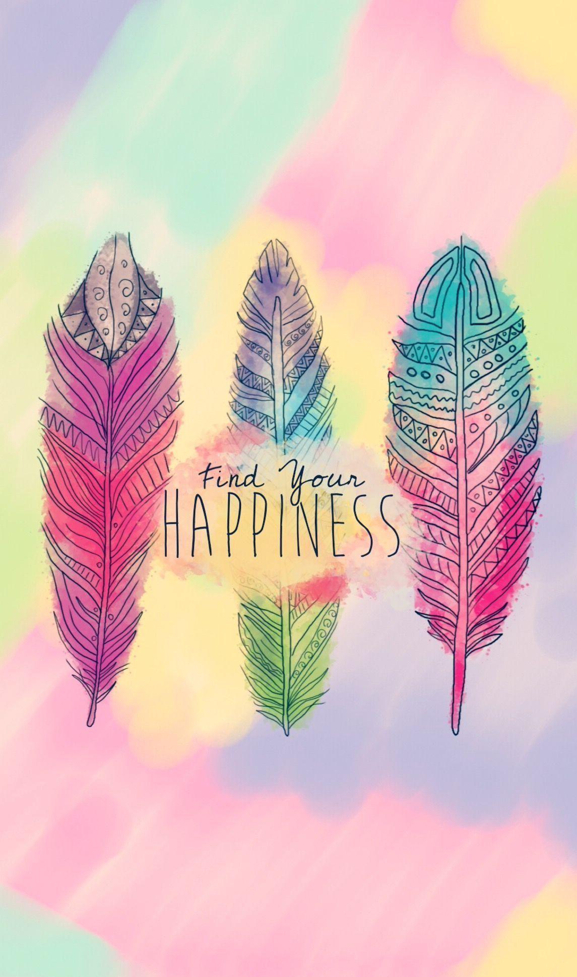 1145x1939 Cute Feather Wallpaper, Rainbow Feather .