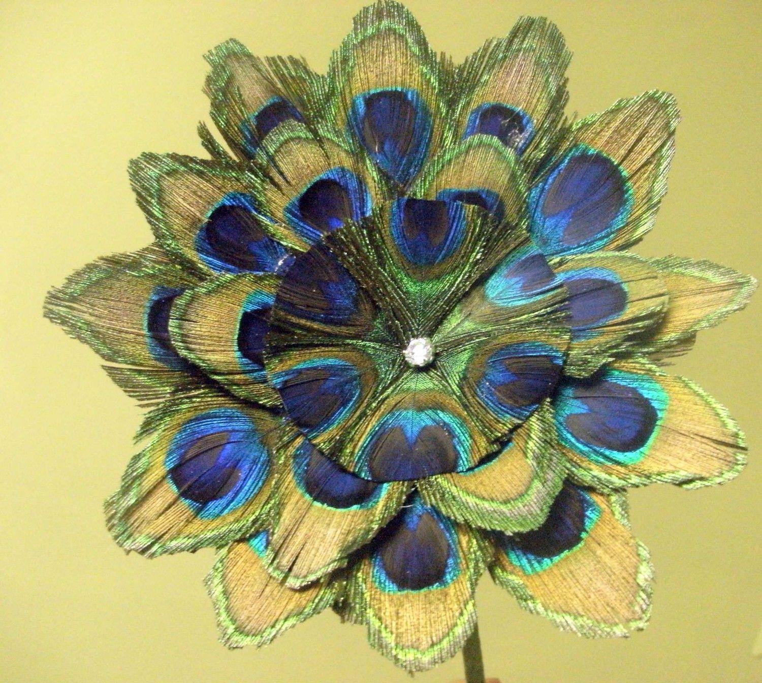 1500x1345 Peacock Feather Wedding Bouquet .com