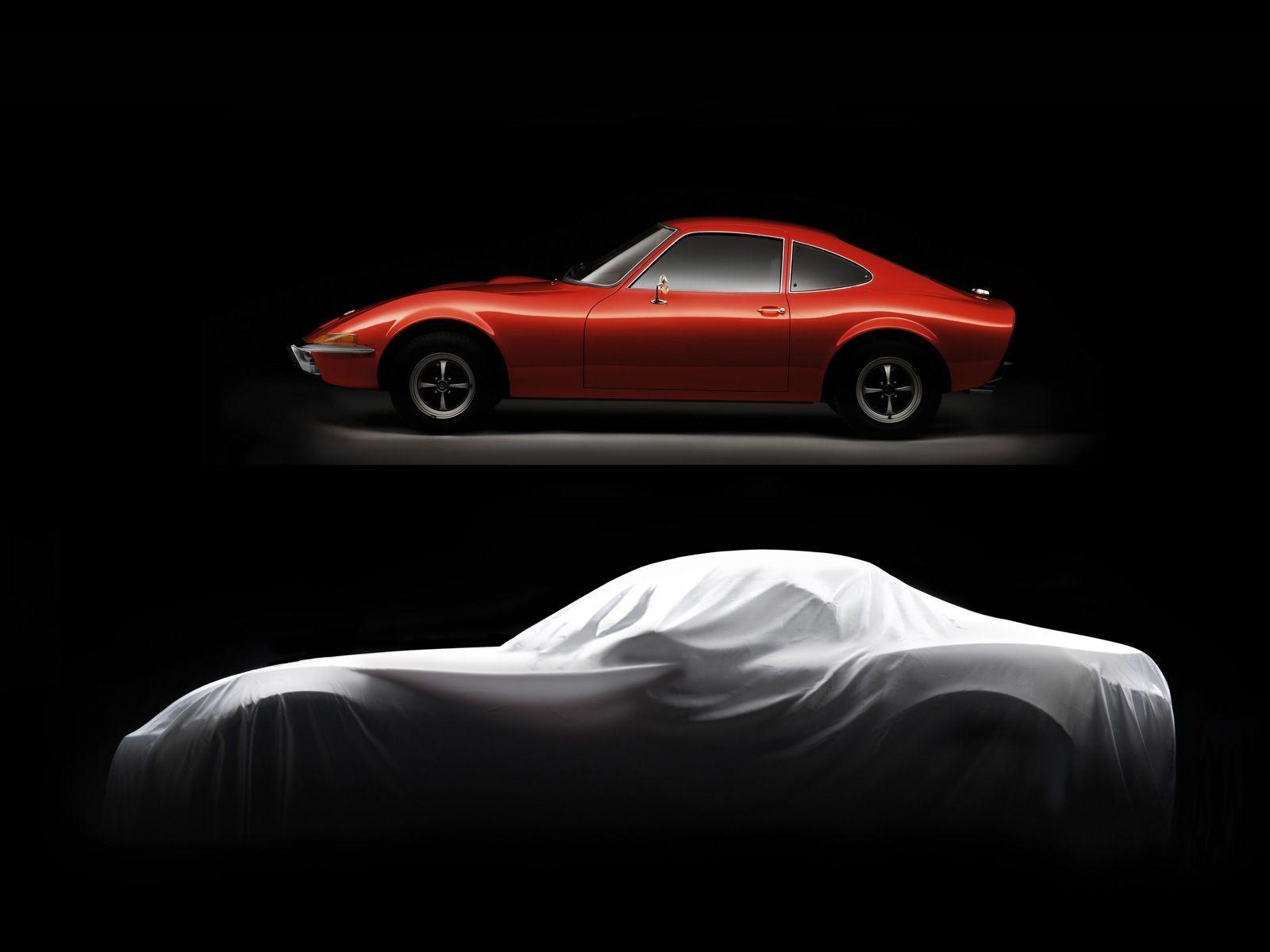 1600x1200 Opel GT meets 2007 Opel GT. Opel, Art .com