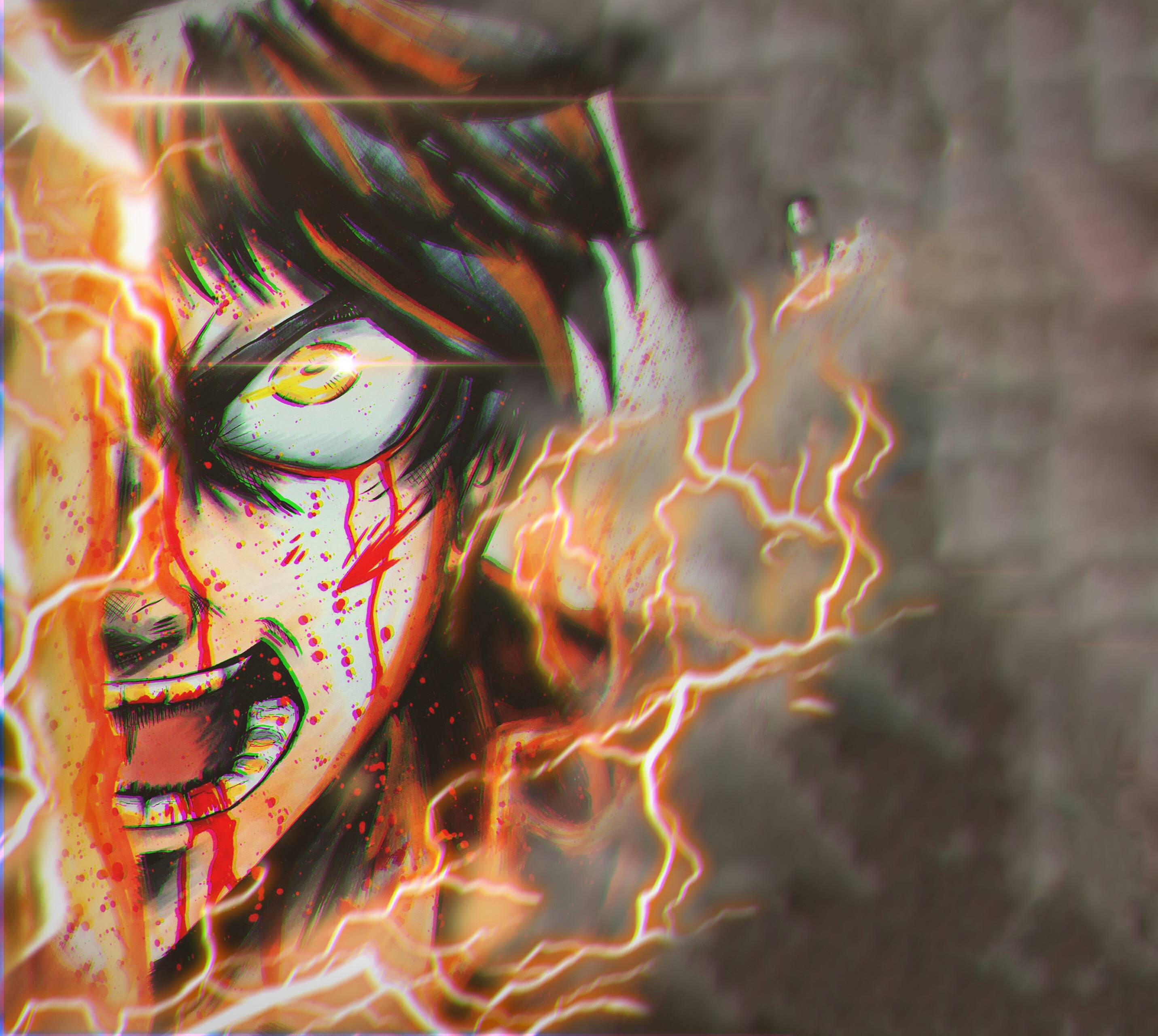2862x2560 Eren Yeager In AOT 1080P .