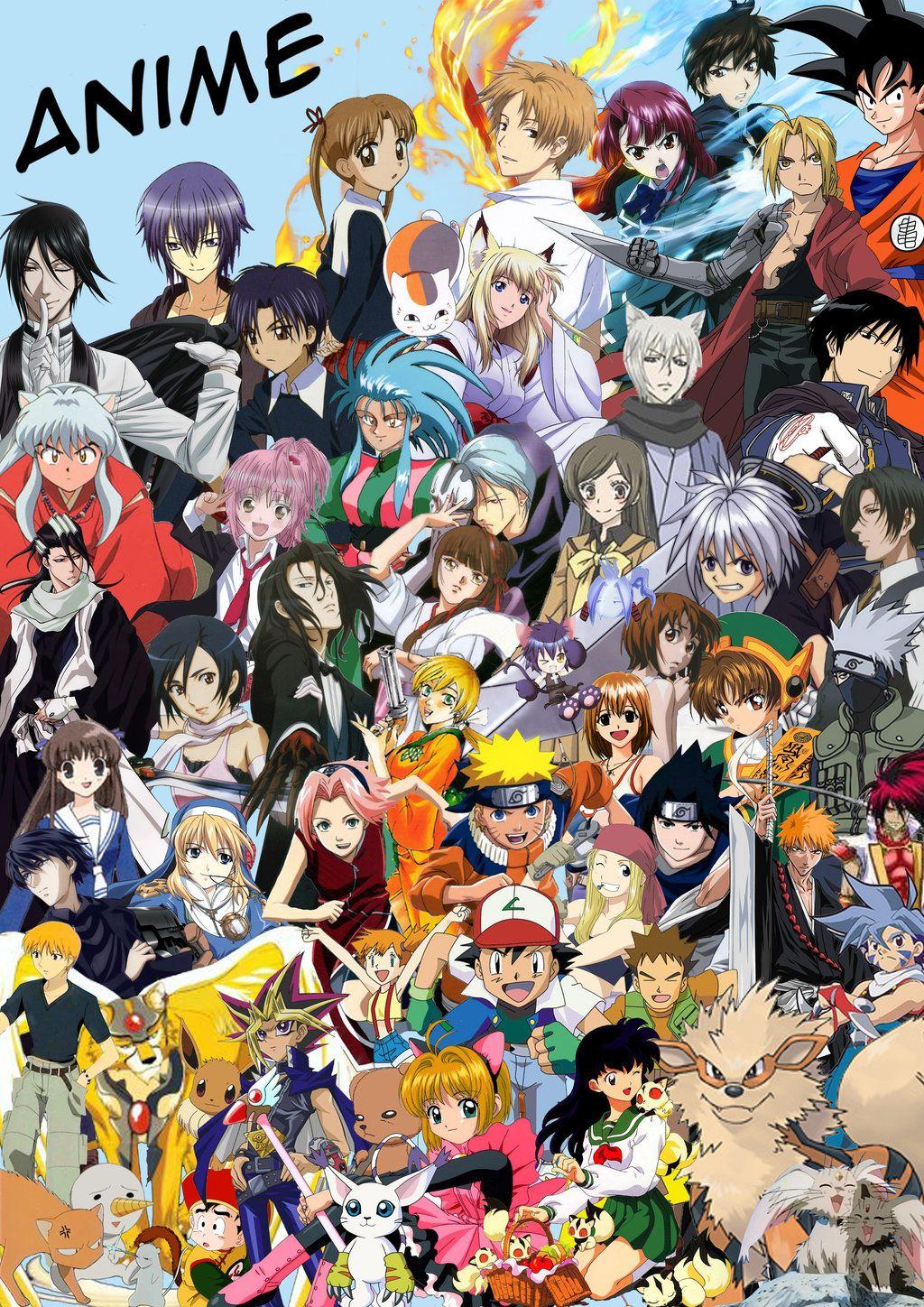 Anime Collage Wallpapers Top Free Anime Collage Backgrounds