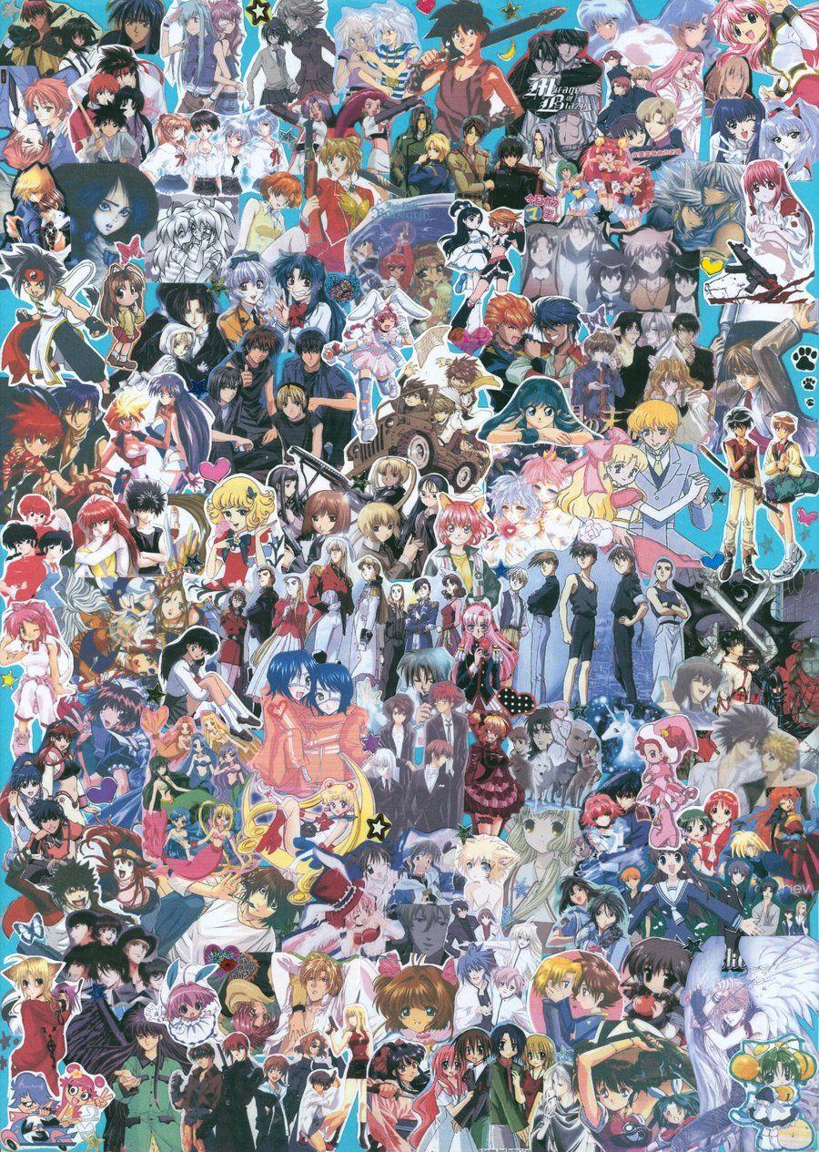 Anime collage HD wallpapers | Pxfuel