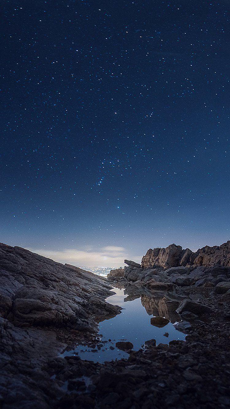 750x1334 iPhone Wallpaper Night Sky .