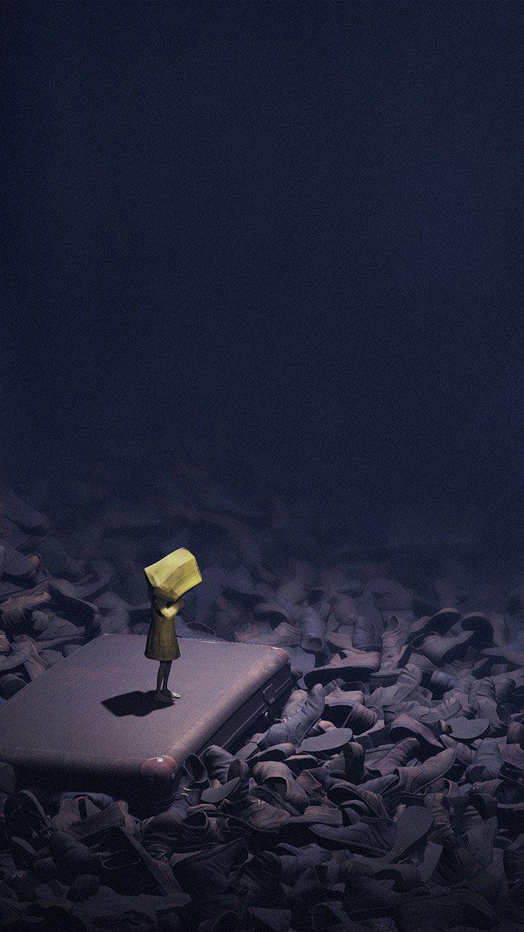 750x1334 Little Nightmares Lockscreen 2. Anime art dark, Little nightmares fanart, Dark anime