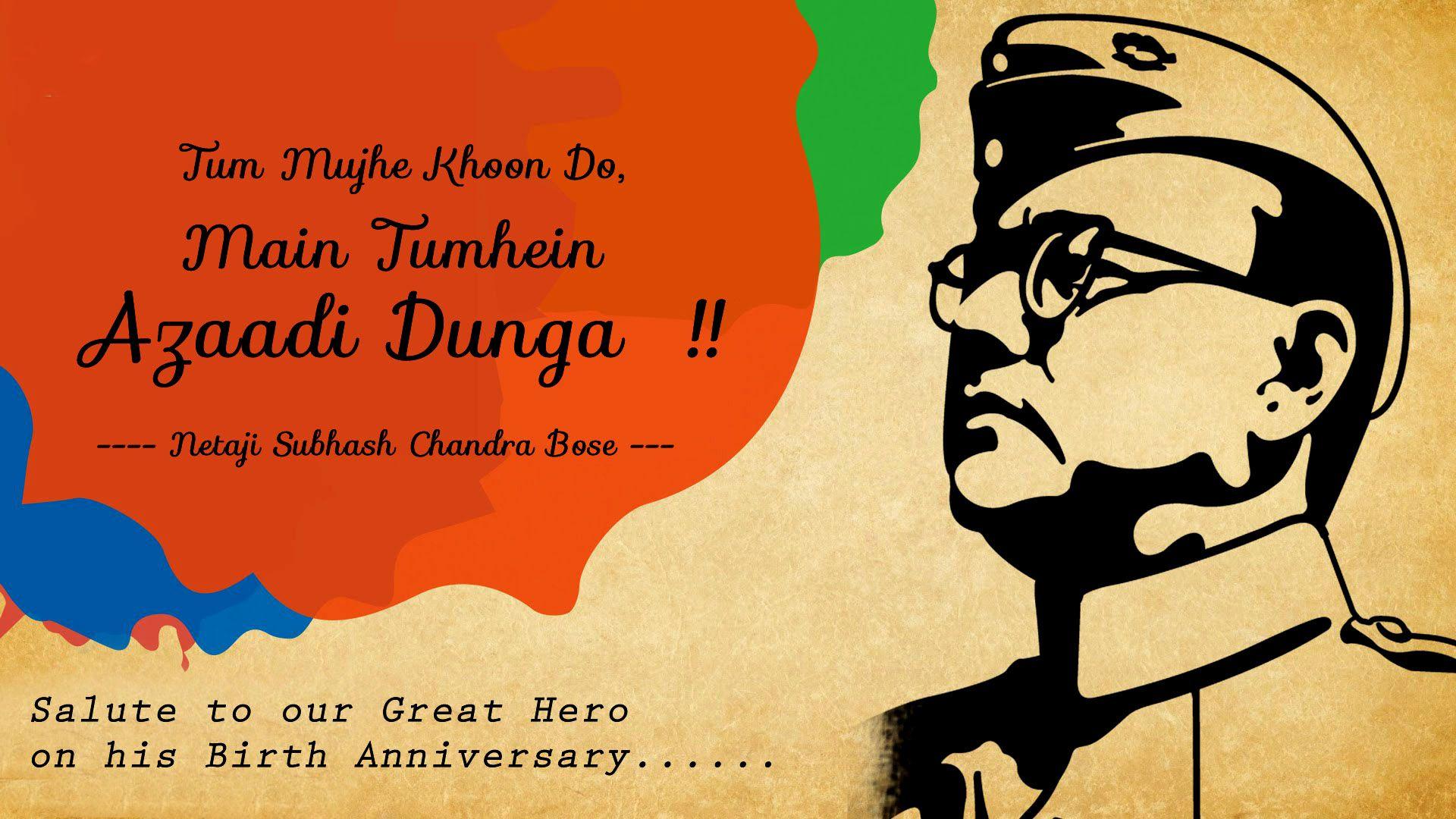 1920x1080 Happy Birthday Netaji Subhash Chandra .