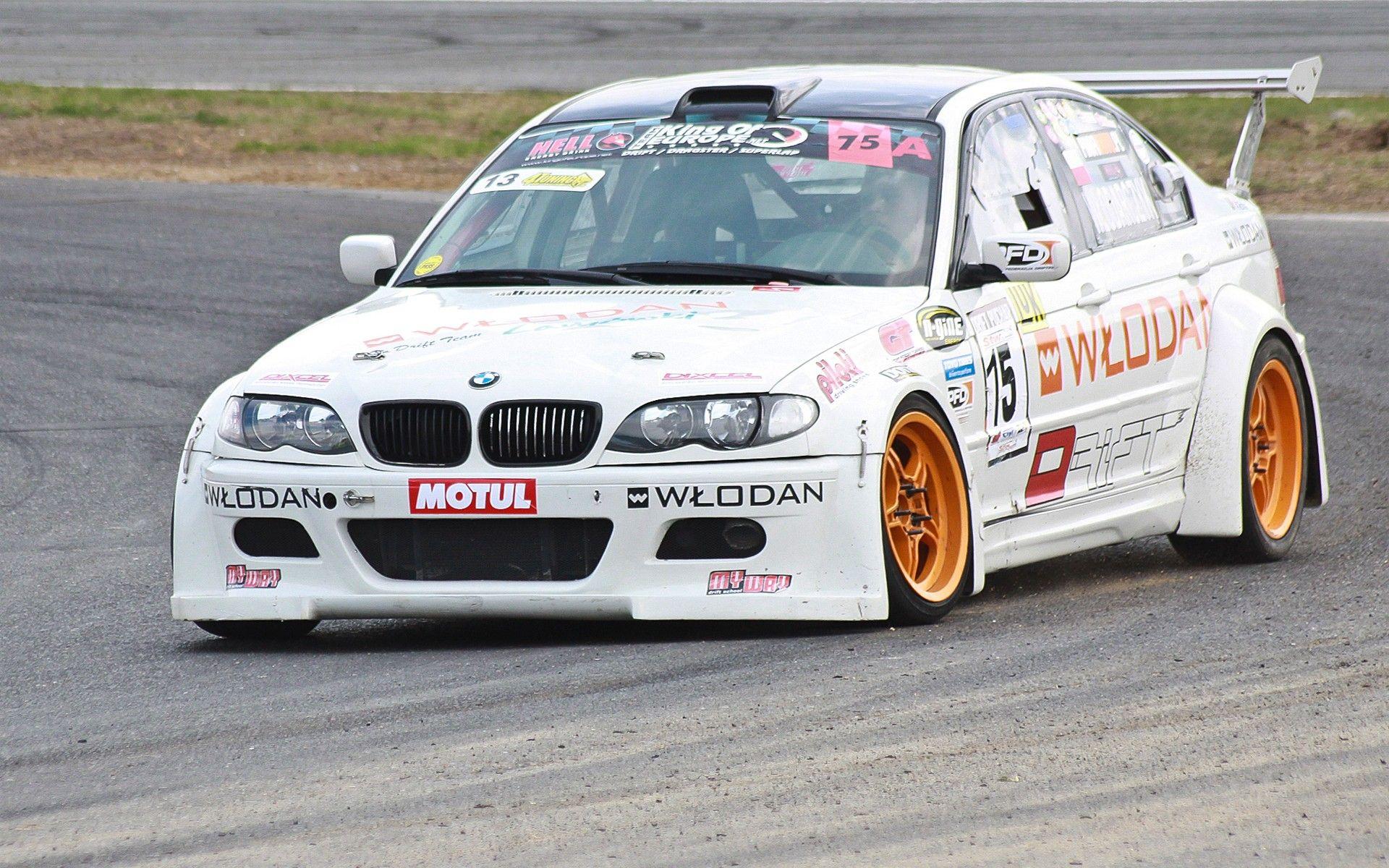 1920x1200 BMW king Europe drifting cars white cars races Poznan drift