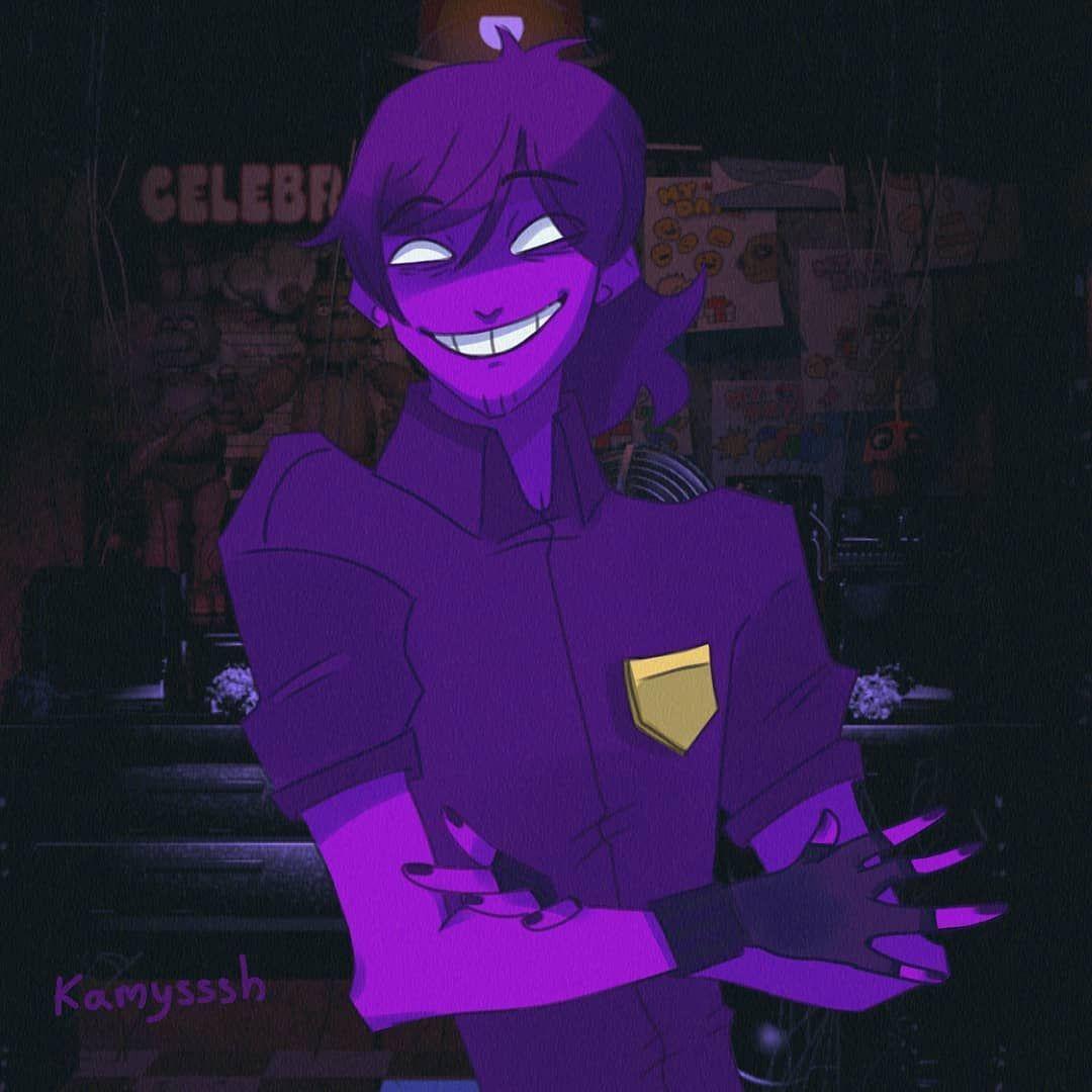 Purple Guy, fnaf anime HD phone wallpaper