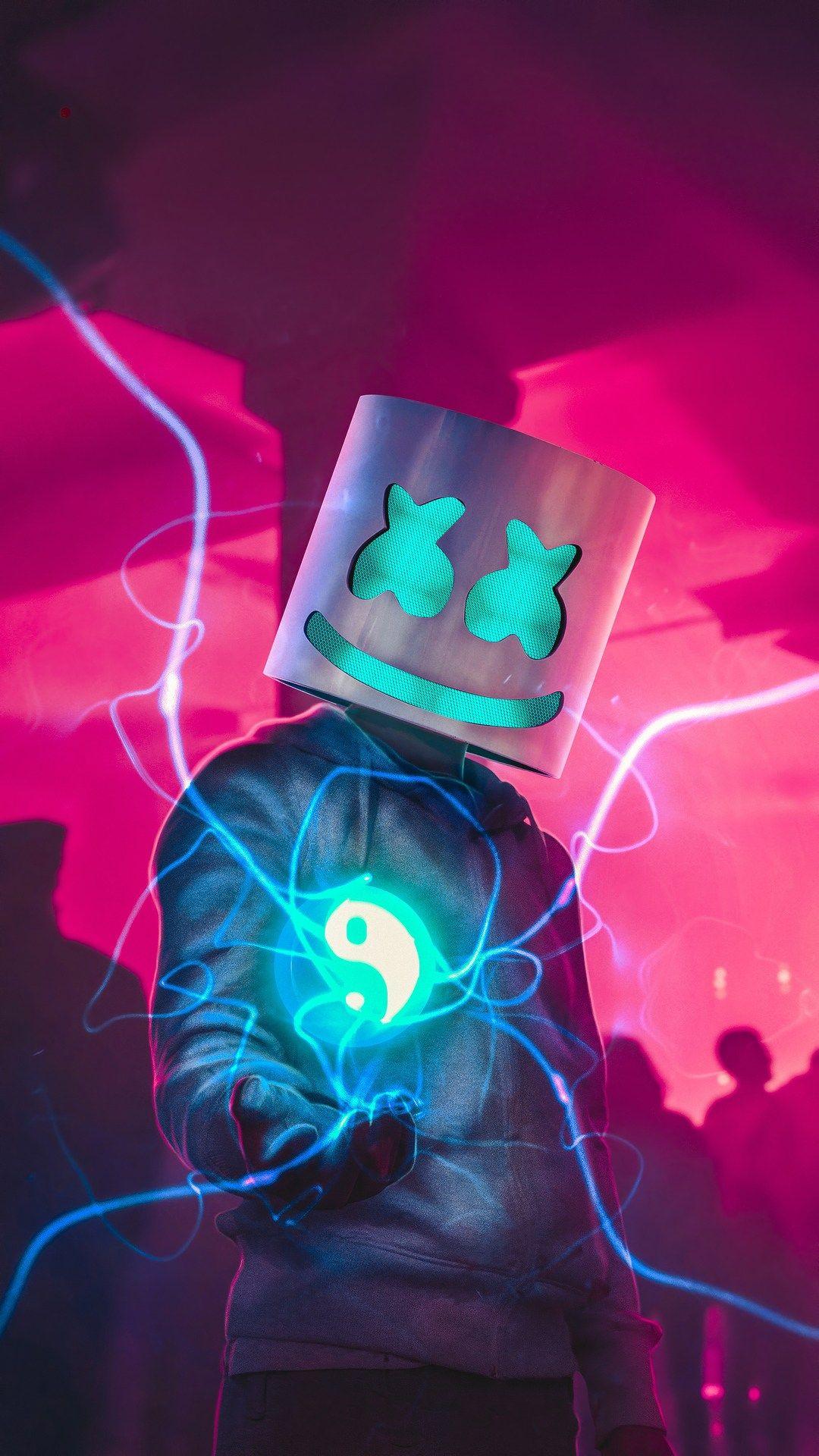 Neon Marshmello Wallpapers - Top Free Neon Marshmello Backgrounds