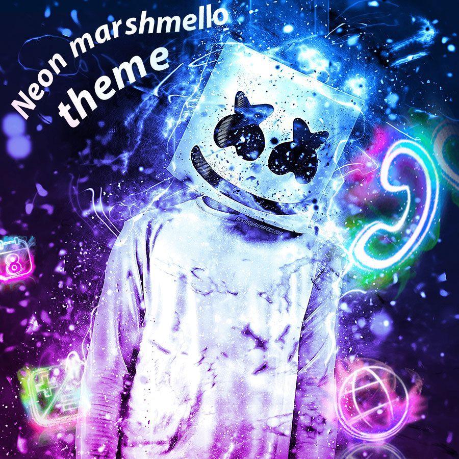 Neon Marshmello Wallpapers - Top Free Neon Marshmello Backgrounds