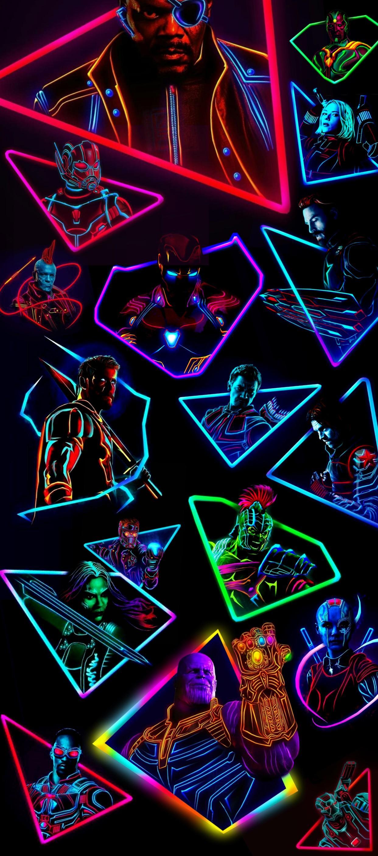 1242x2809 Neon Wallpaperwallpaper.dog
