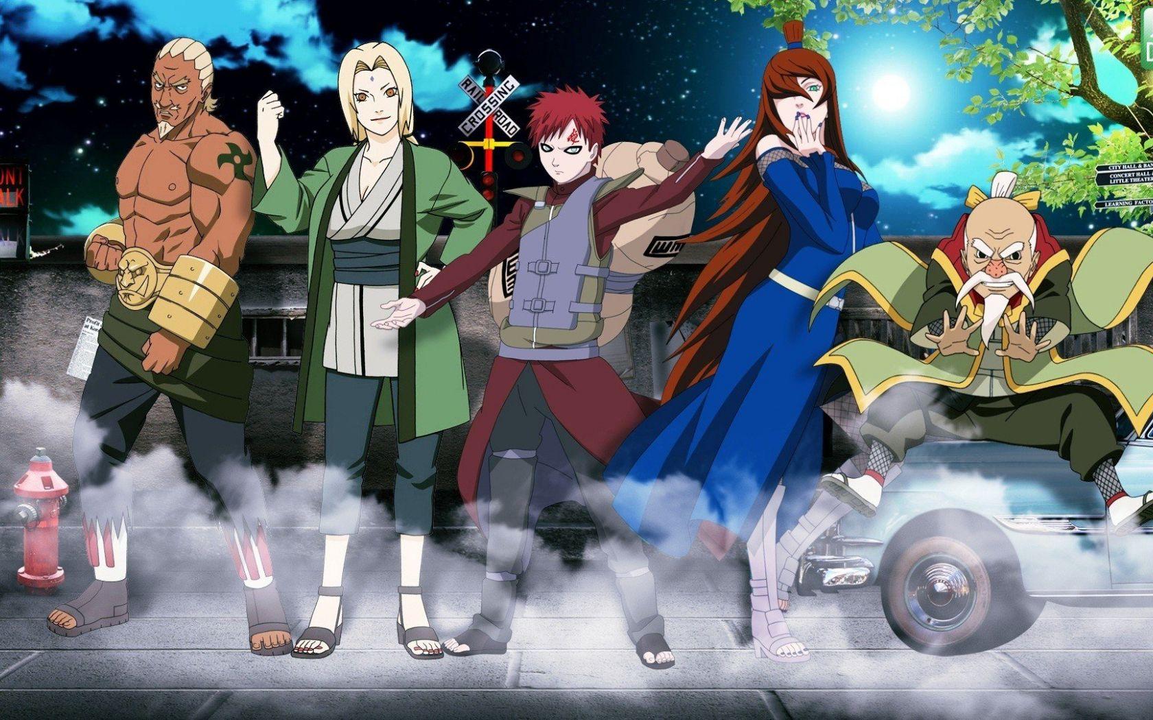 1680x1050 Free download Gaara Kazekage Raikage .