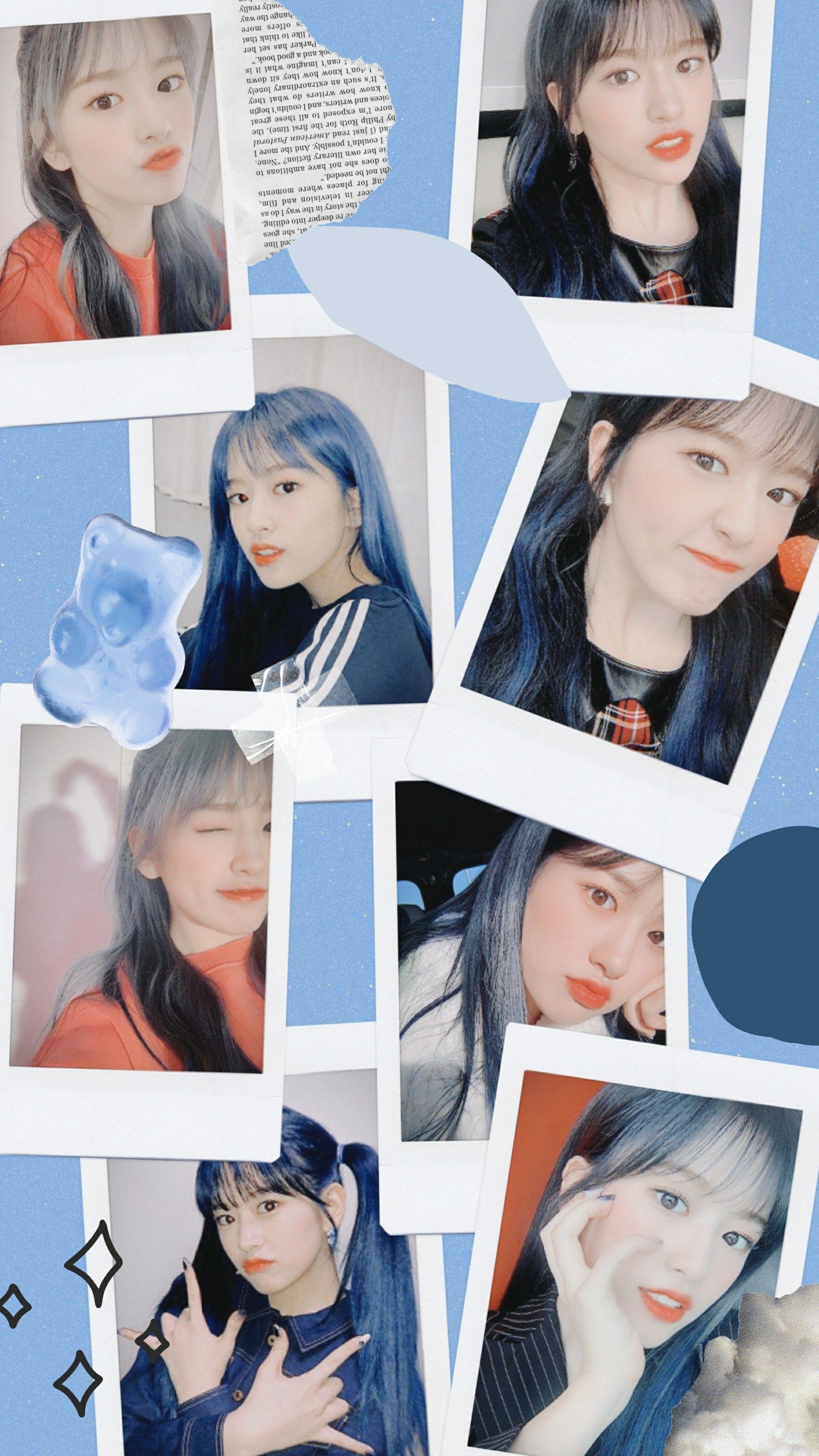 1800x3200 yoojin yujin ahnyujin blue izone Image .