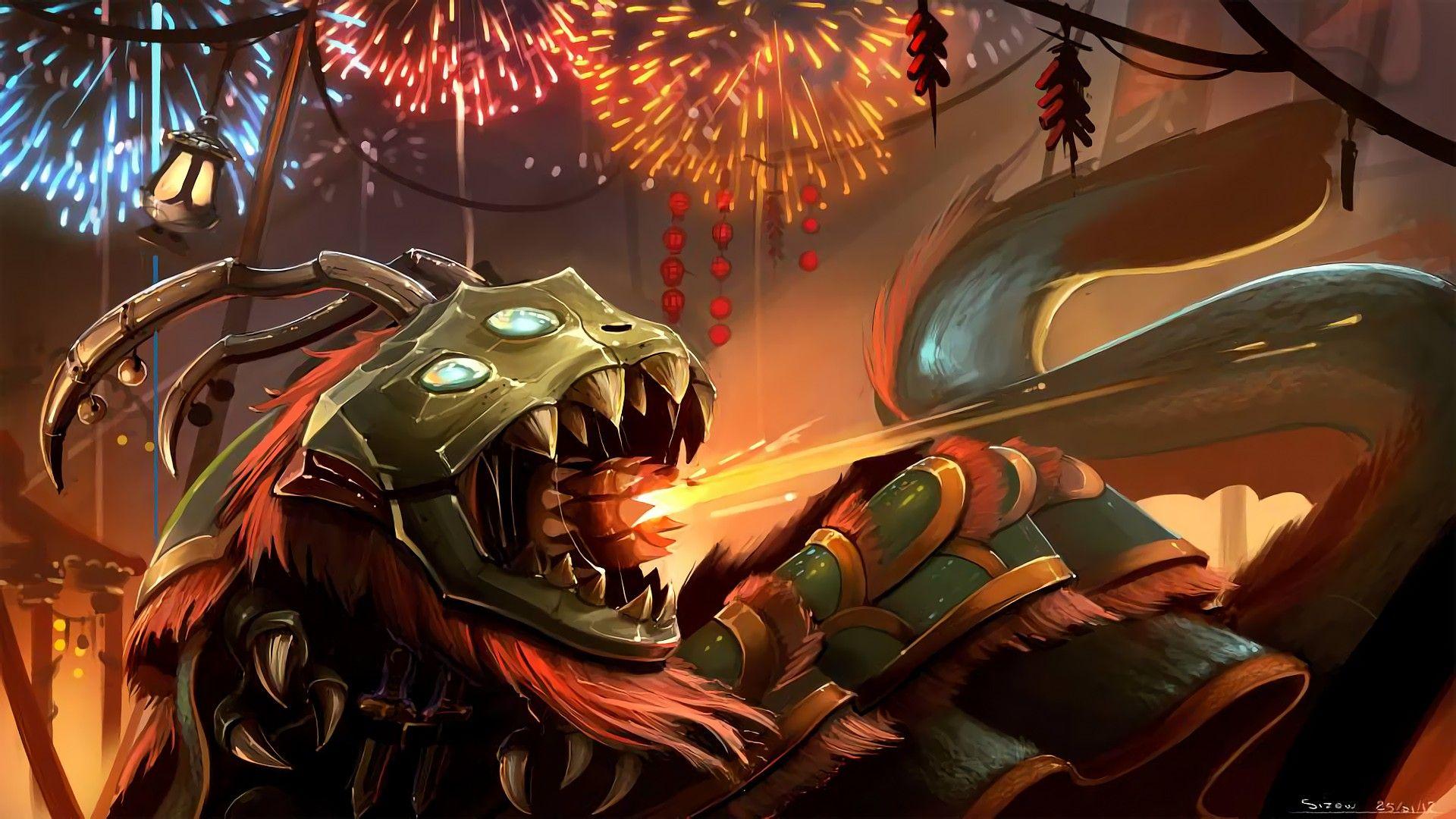 1920x1080 Lion Dance Kog'Maw. Wallpaper & Fan .lol