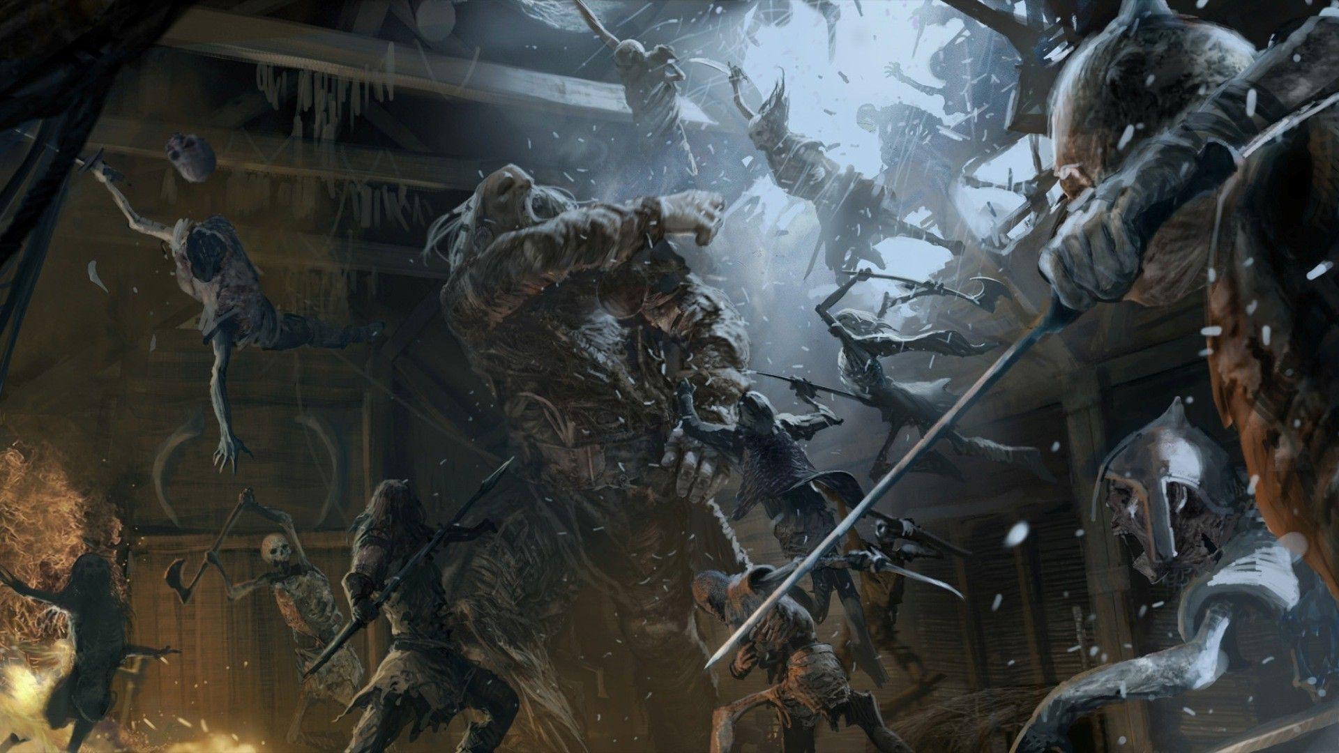 1920x1080 Game Of Thrones, Fantasy Art, White Walkers, Giant Wallpaper HD