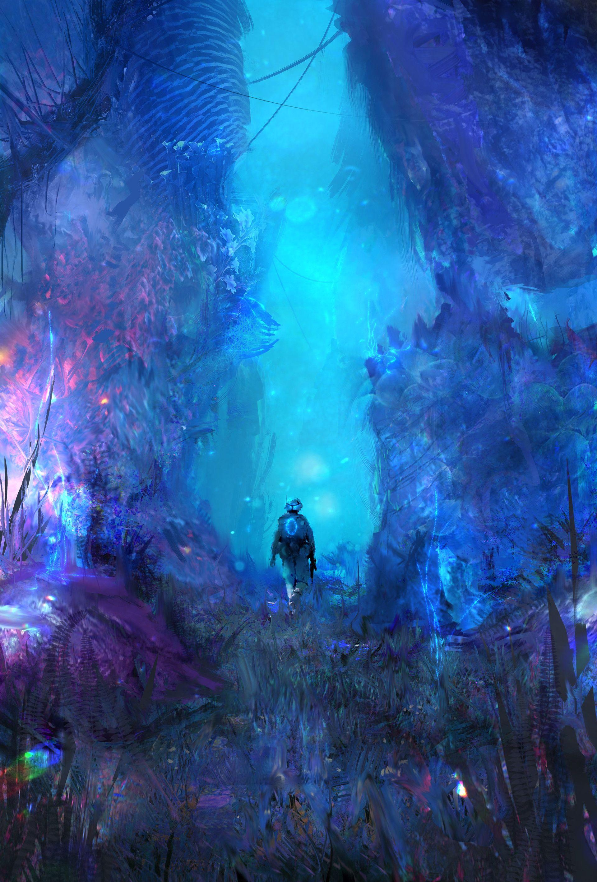 1920x2835 Neon Forest