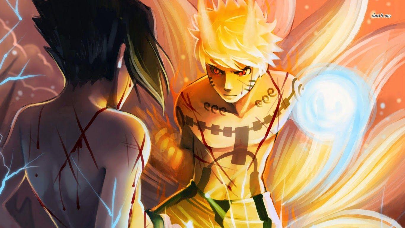 1366x768 Uzumaki Sasuke Uchiha Naruto .