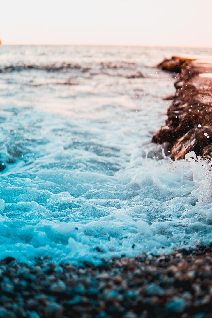 728x1092 Sea, Sicily, Water, Nature, Phone, Cyan .