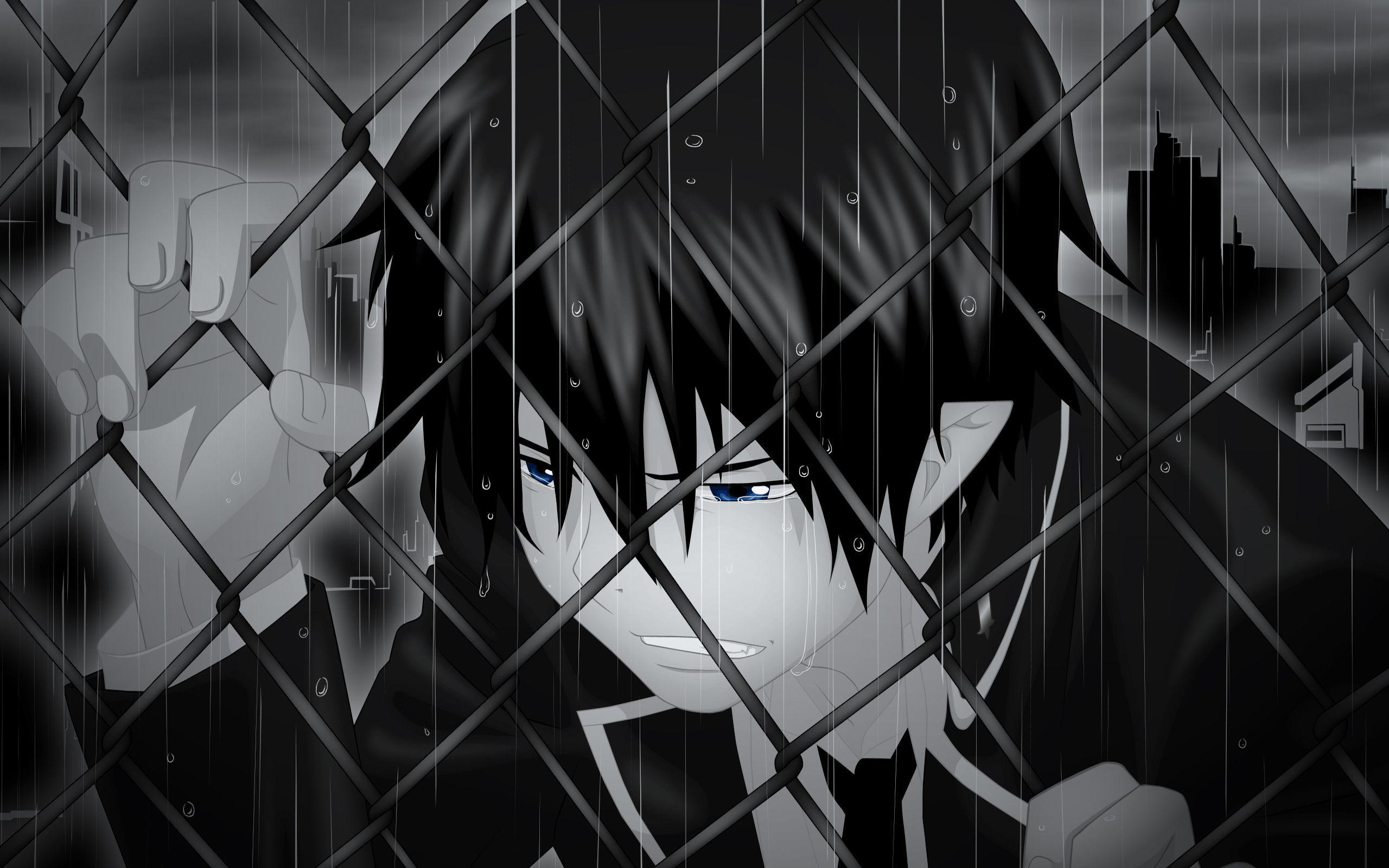 2560x1600 Sad Boy Anime