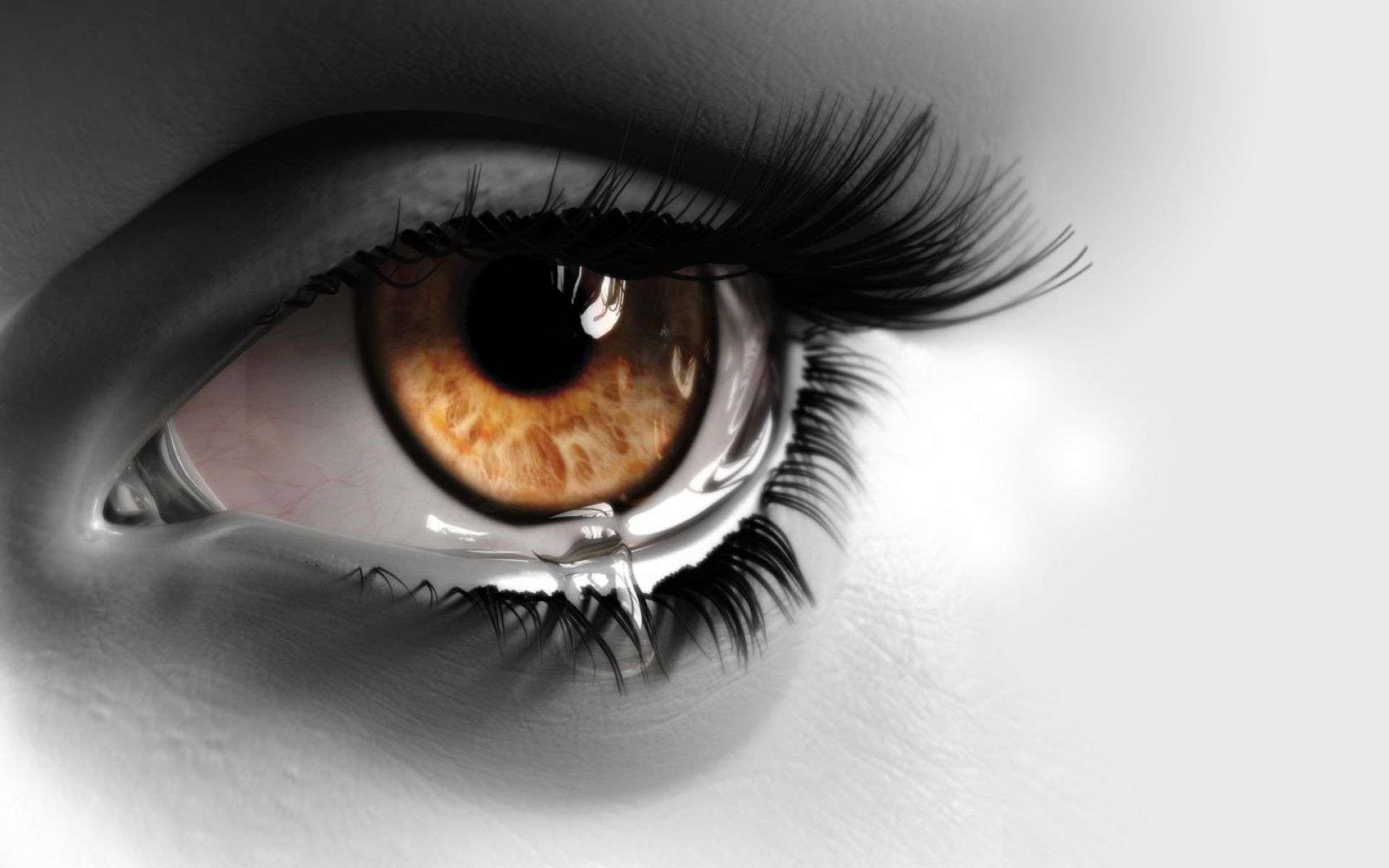1920x1200 Sad Eyes Wallpaper