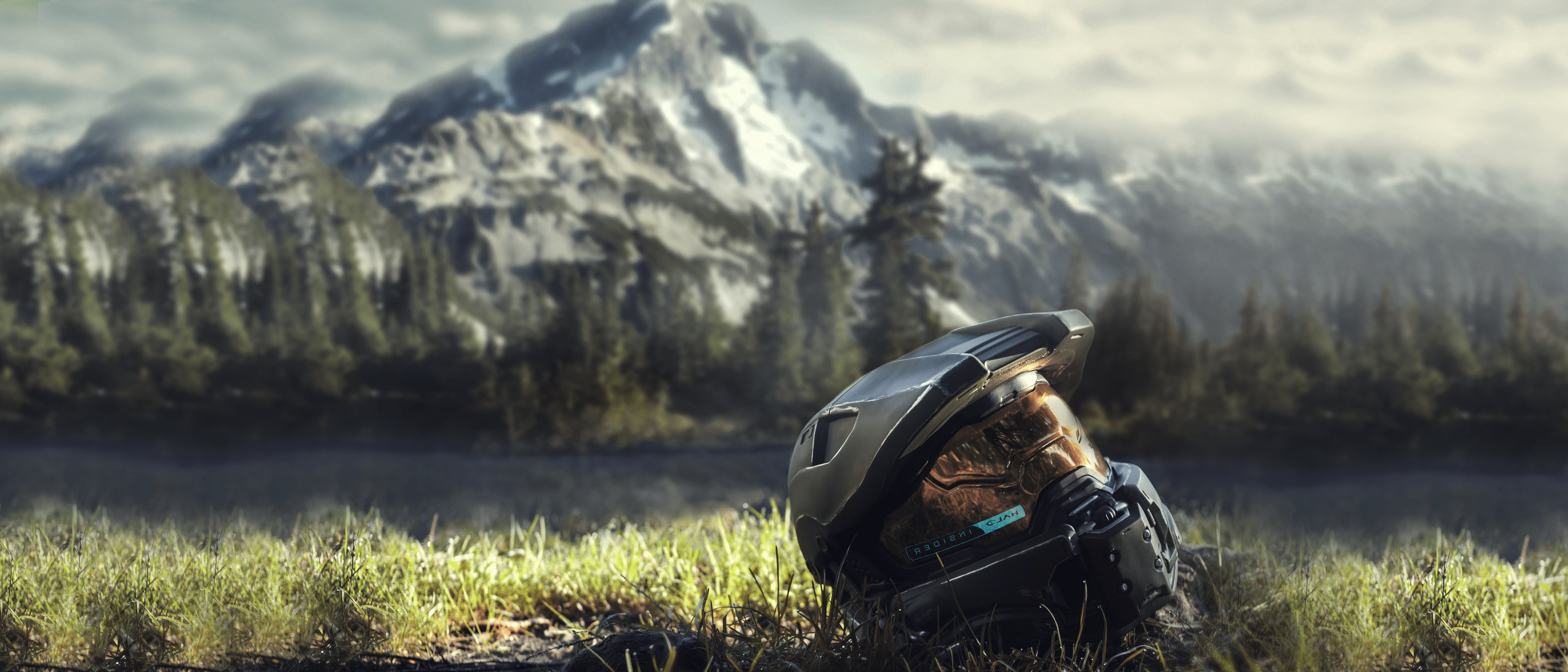 5040x2160 Halo Reach Insider HUD Wallpaper **Links in Comments**: halo