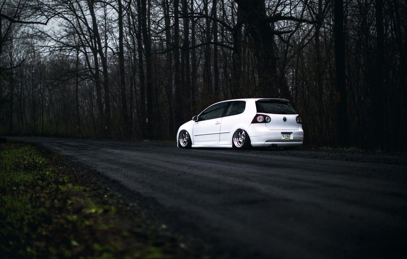 1332x850 Wallpaper Volkswagen, white, Golf, GTI .avto.