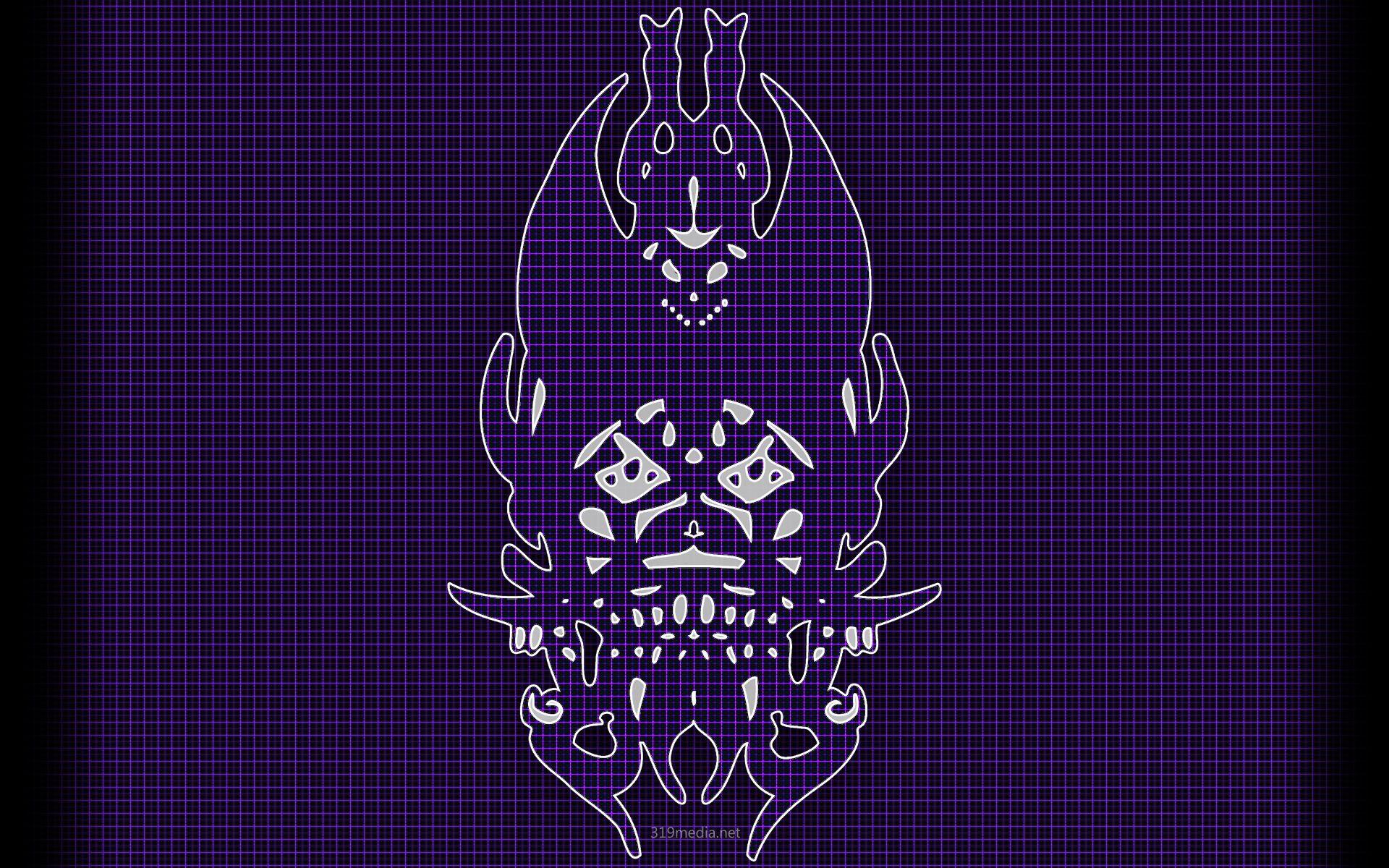 1920x1200 Tattoo Clown Joker Symbol Purple .