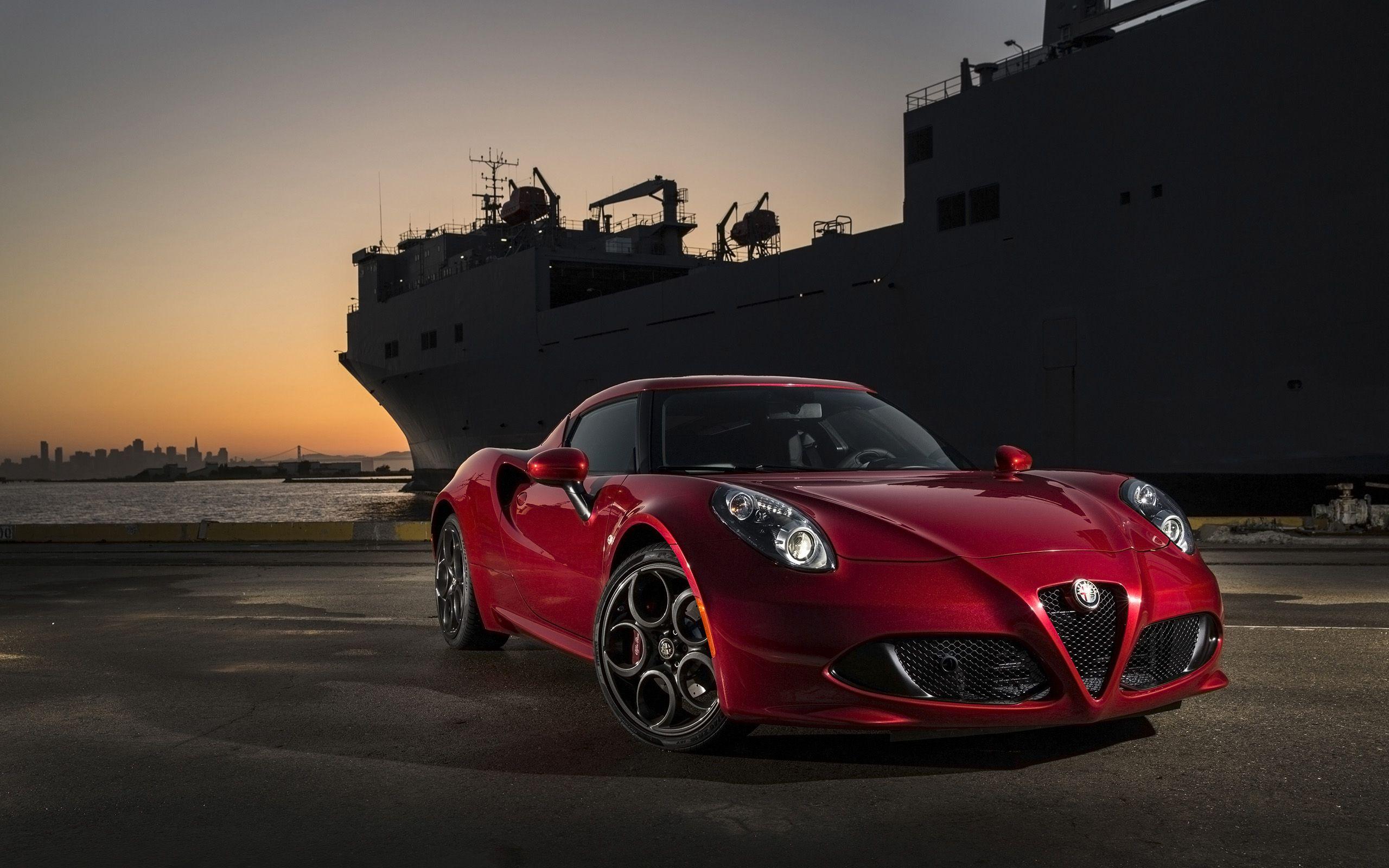 2560x1600 Alfa Romeo 4C Red Wallpaper. HD .
