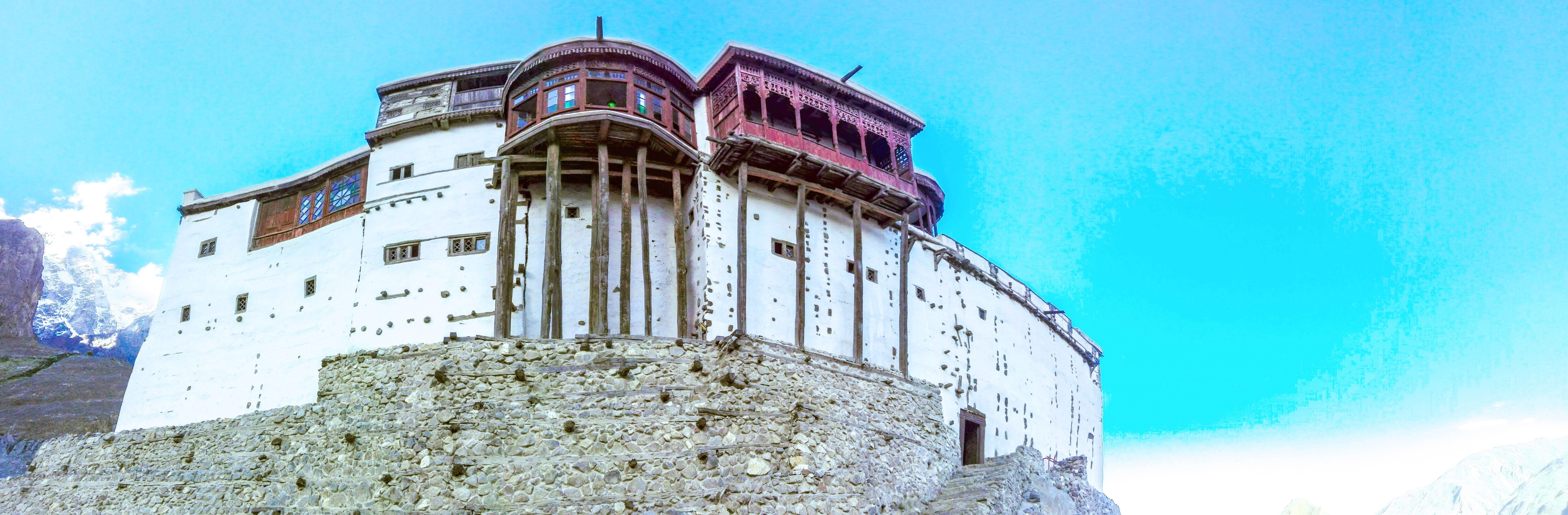 8192x2692 year old fort, Baltit fort,