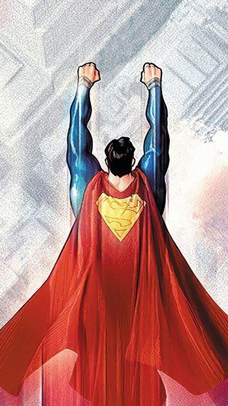 750x1334 Download Superman, above, flight wallpaper, 750x iphone iPhone 8