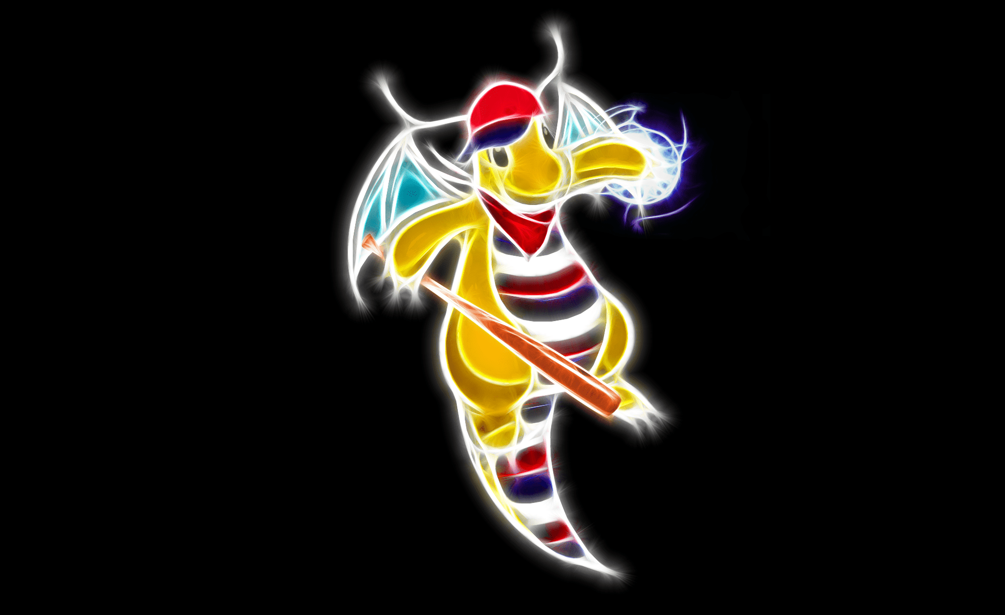 2000x1224 Pokemon Dragonite Wallpaper .line.