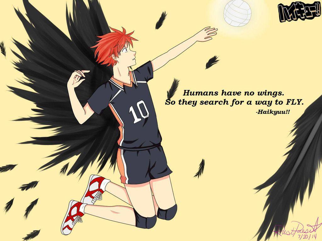 Игра haikyuu fly. Хината сё с крыльями. Хината с мячом арт. Hinata Spike. Хината волейбол обои.