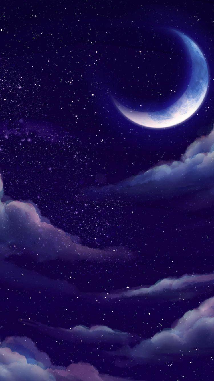 Cute Moon Galaxy Wallpapers - Top Free Cute Moon Galaxy Backgrounds ...