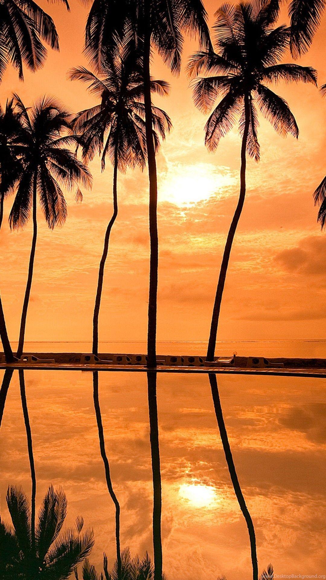 1080x1920 Hawaii Sunset Coast
