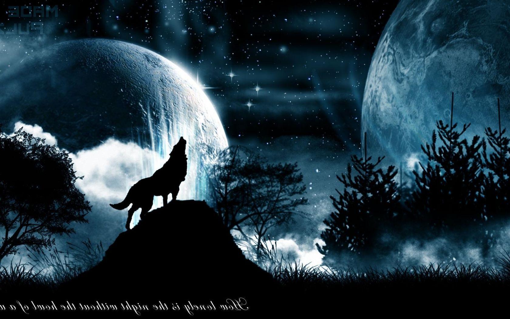 1680x1050 Galaxy Wolves