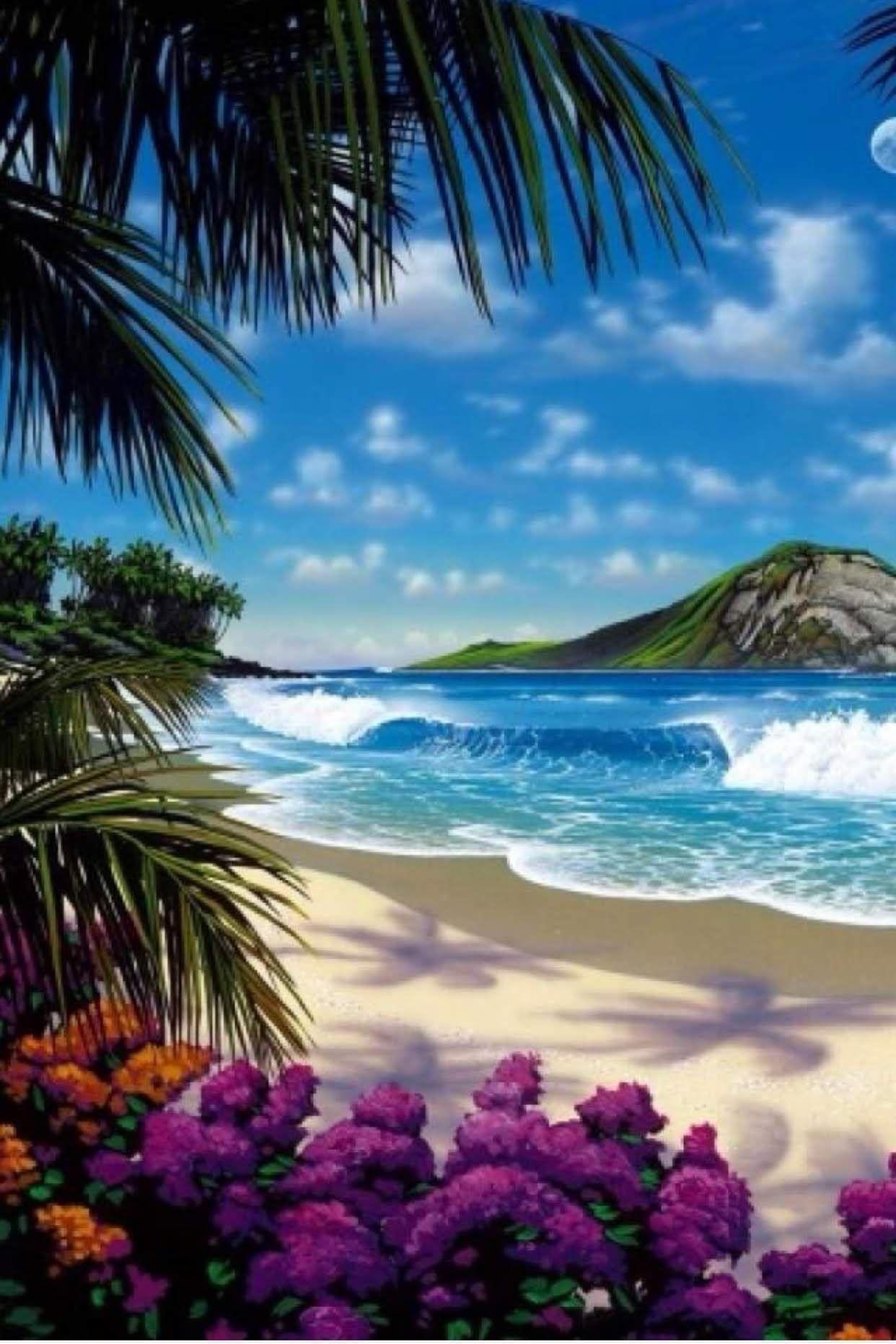 1242x1862 Hawaii Beach Wallpaper iPhone .itl.cat
