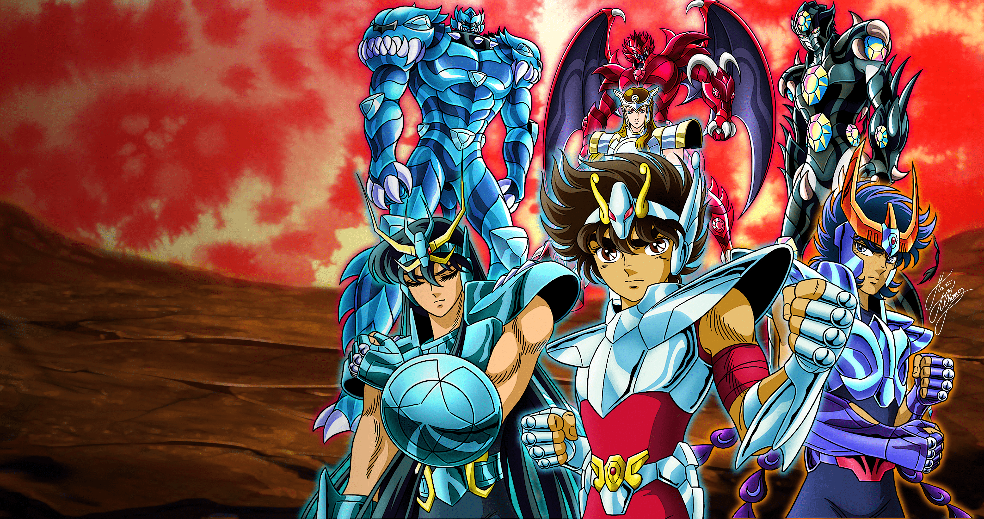 4096x2160 Saint Seiya