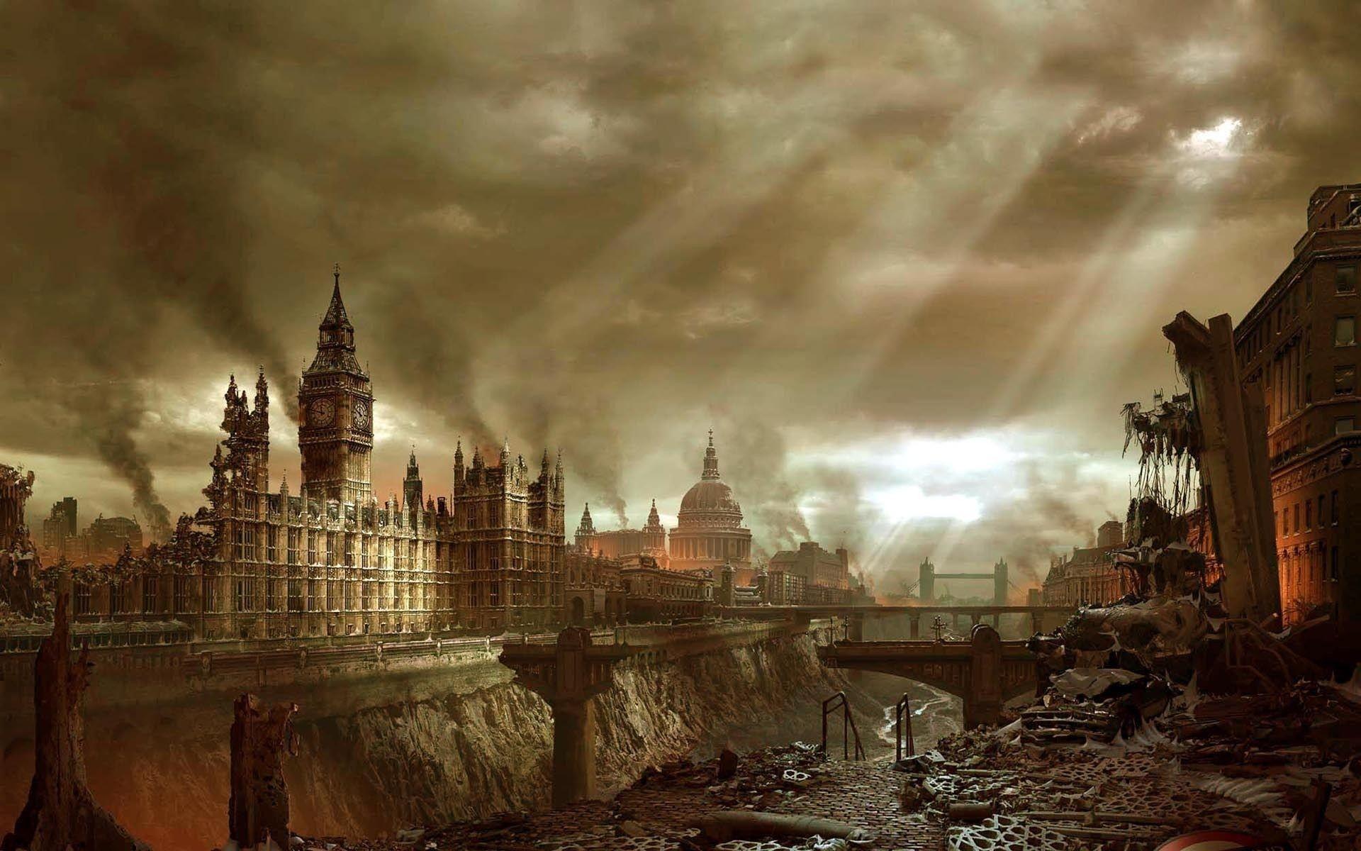 1920x1200 Apocalypse, Disaster, Building, The .