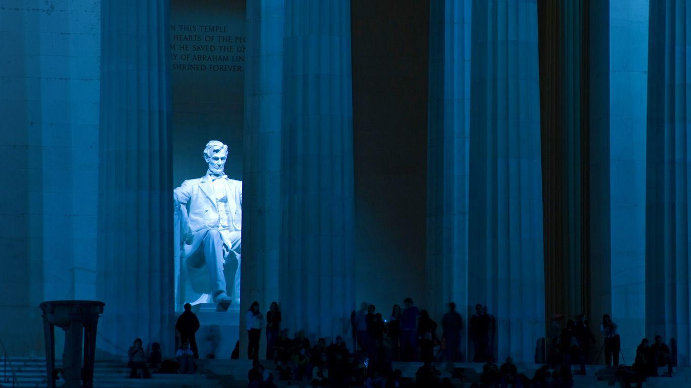 1366x768 Lincoln Memorial, Washington, DC .