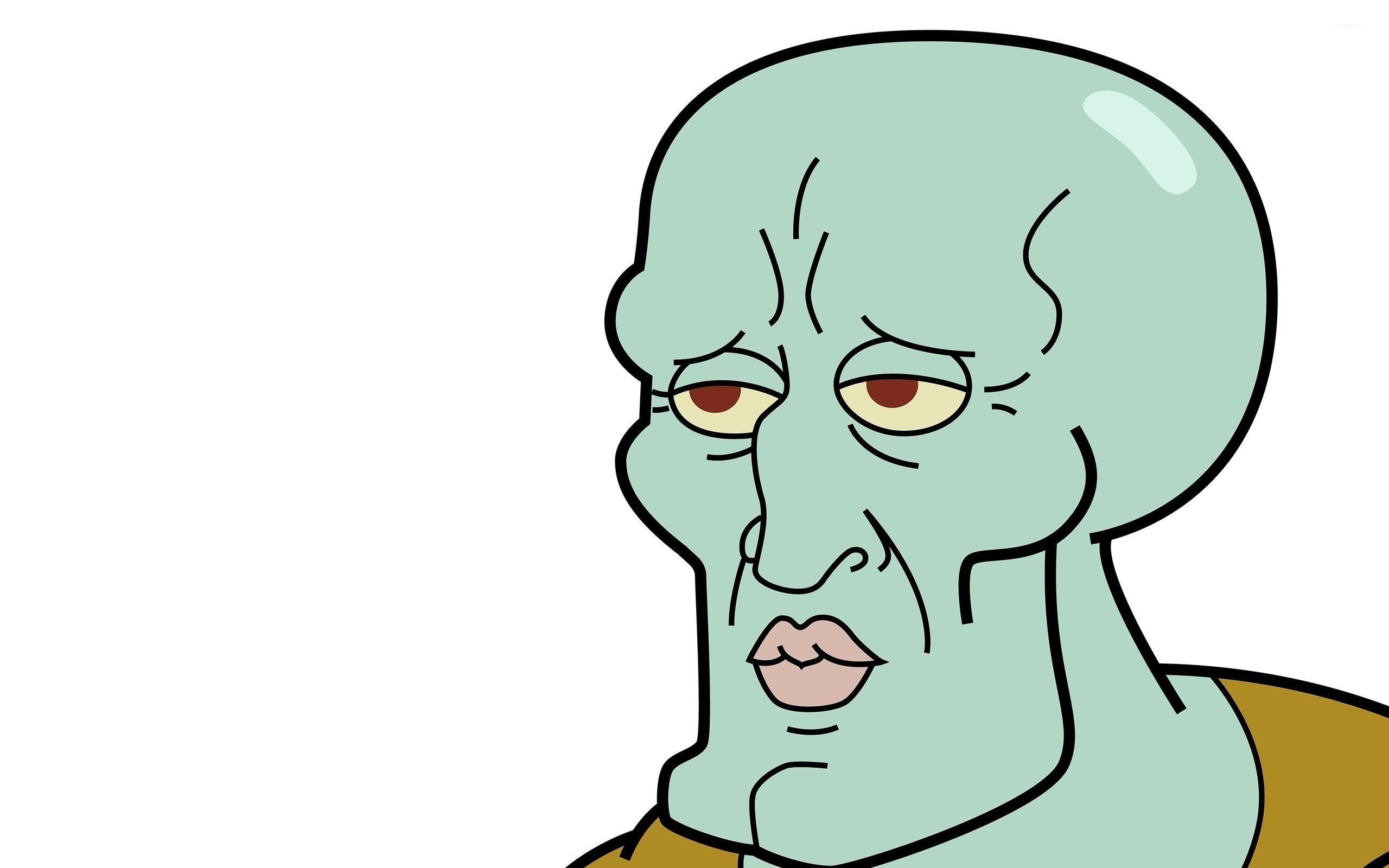 Handsome Squidward Wallpapers Top Free Handsome Squidward Backgrounds Wallpaperaccess