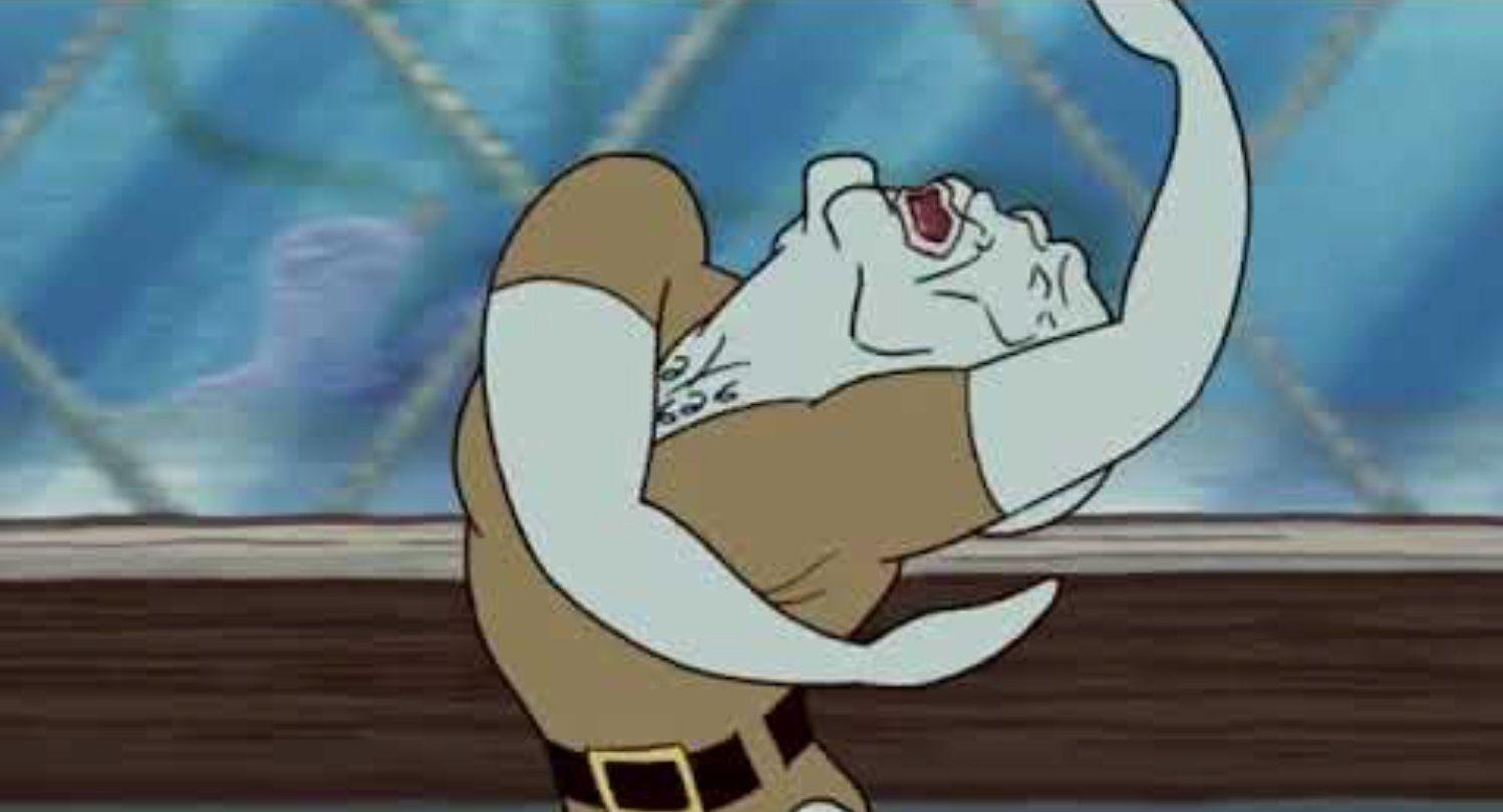 1498x810 Handsome Squidward / Squidward Falling