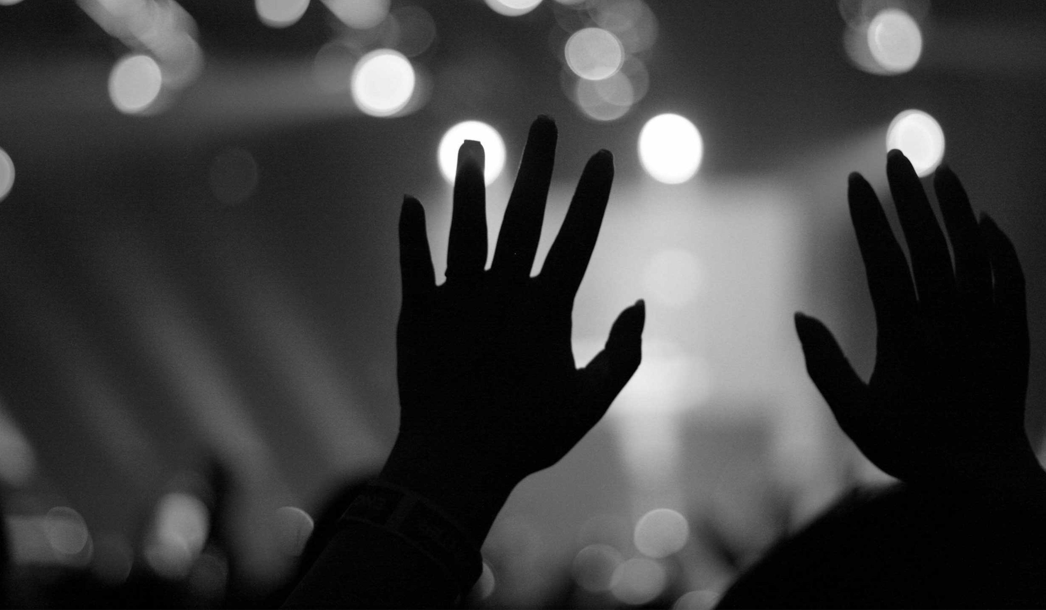 3600x2100 Black and White Worship Background on .