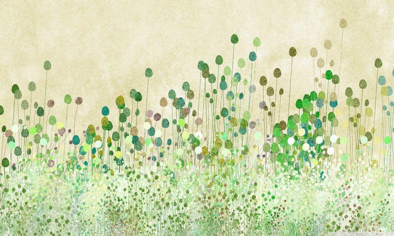 1280x768 Poppy Buds Vintage Art ❤ 4K HD Desktop Wallpaper for 4K Ultra HD TV