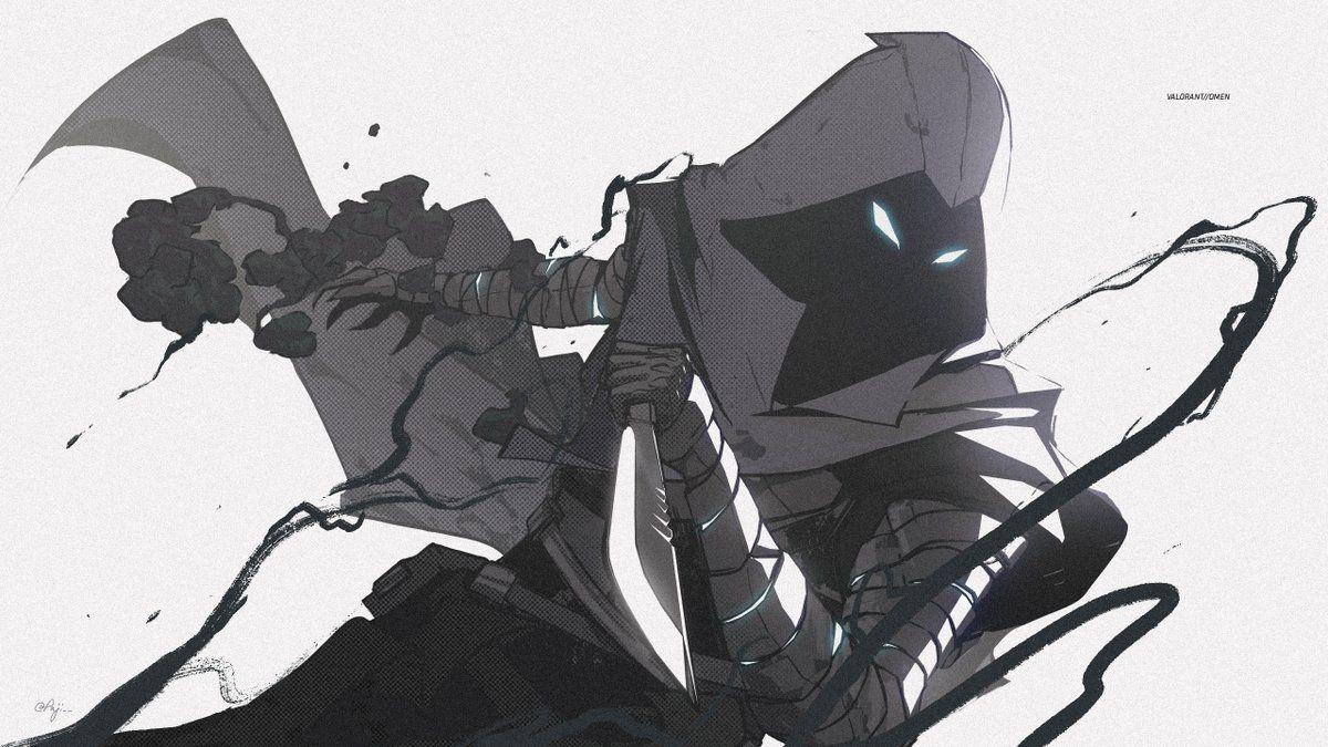 1200x675 Omen illustrated desktop wallpaper .