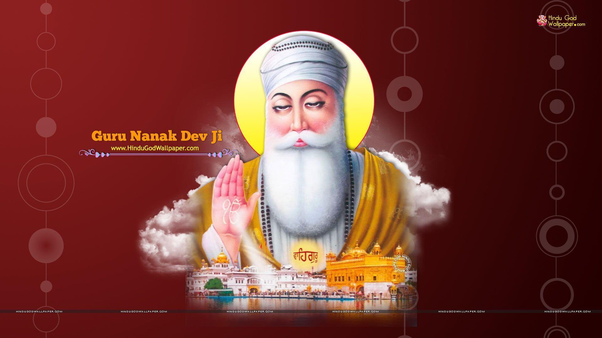 1920x1080 Guru Nanak Dev Ji Wallpaper 3D .