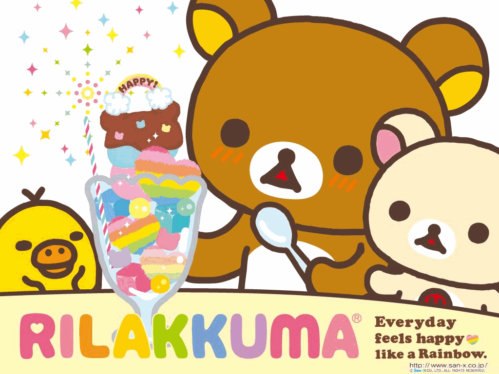 1024x768 Free Rilakkuma Wallpaper Paper Kawaii Desktop Background