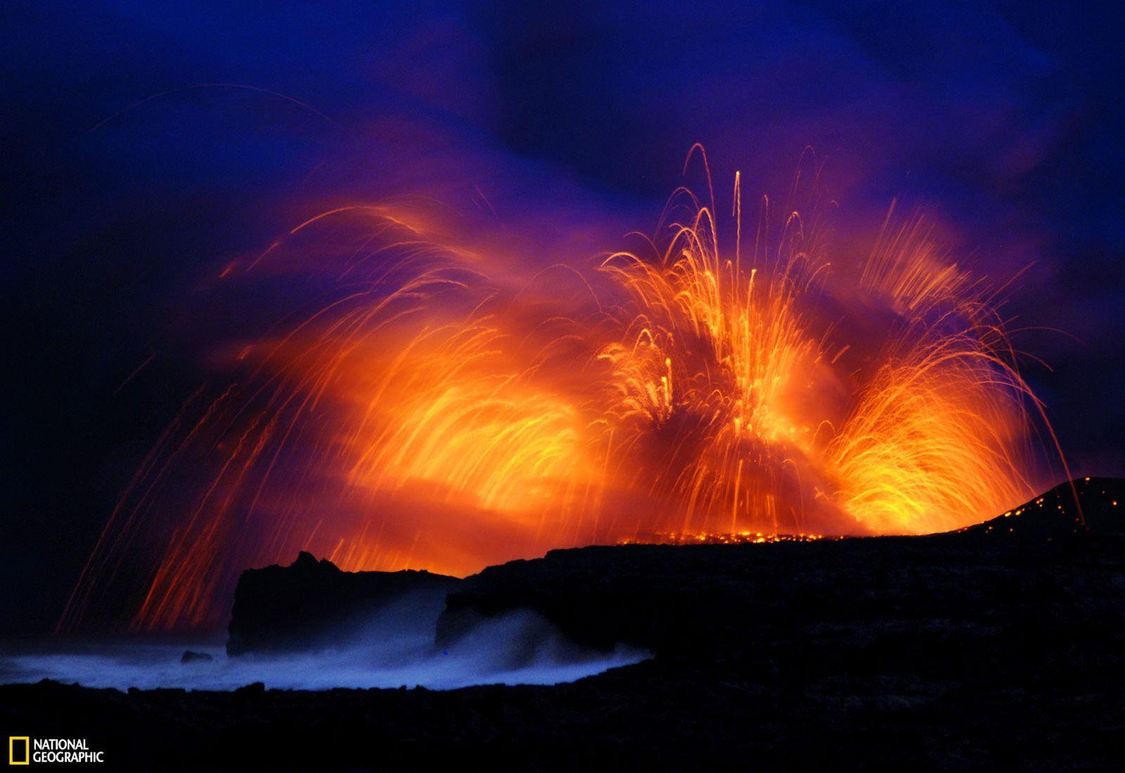 1600x1100 Title Earth Volcano Volcanoes Wallpaper Volcano At Night HD Wallpaper
