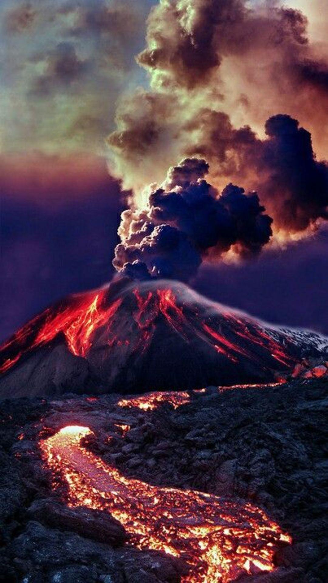 1080x1920 Volcanic Eruptions Wallpaper