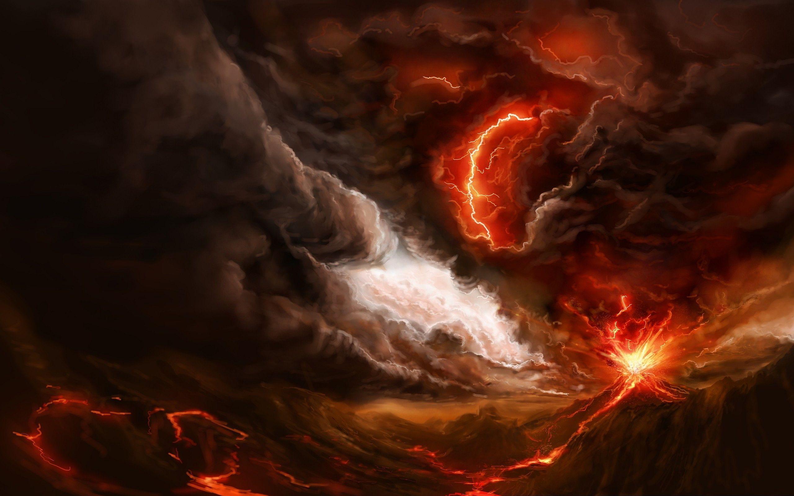 2560x1600 Eruption HD Wallpaper .