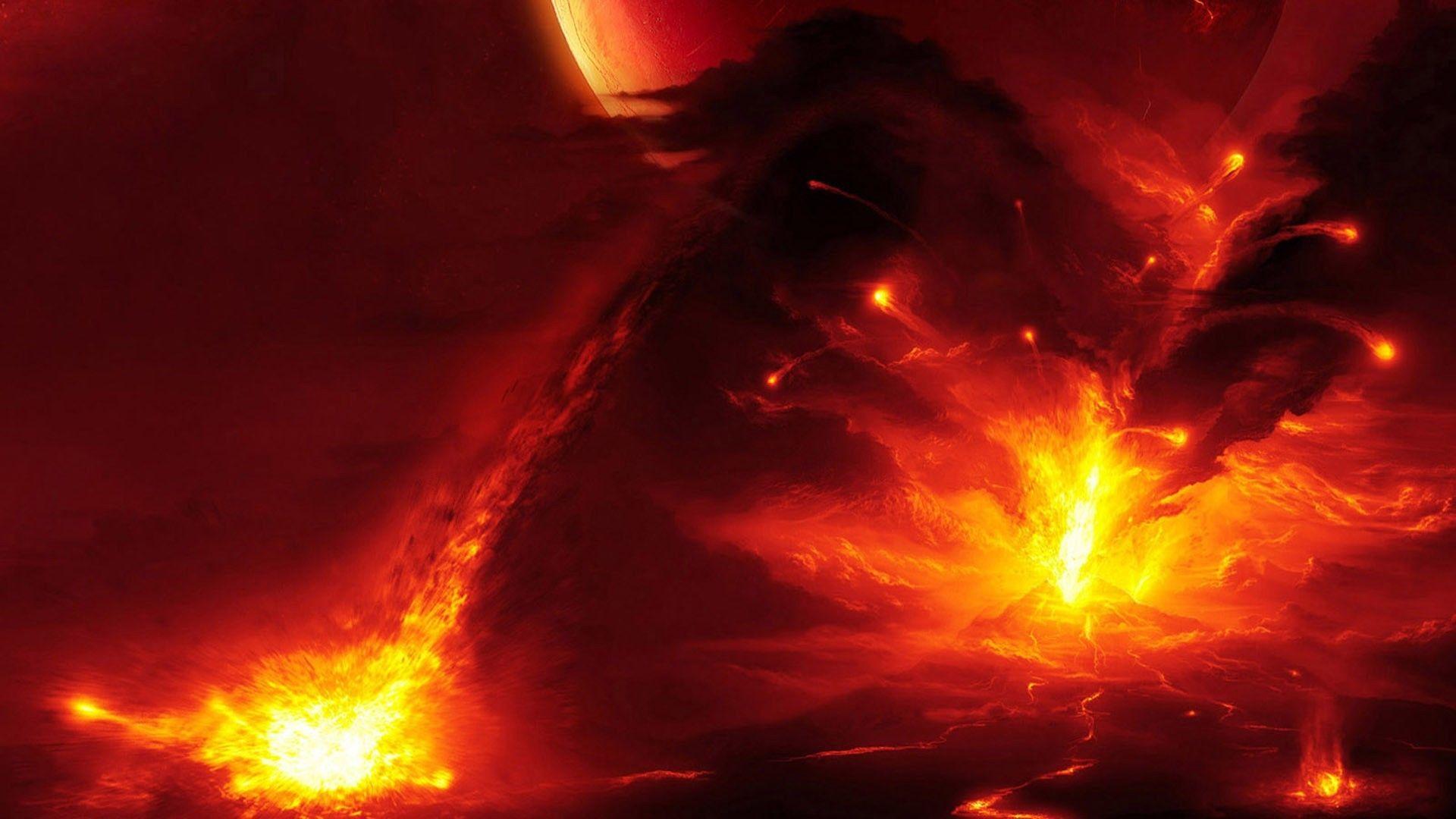 1920x1080 Volcanic Eruption Wallpaper on .